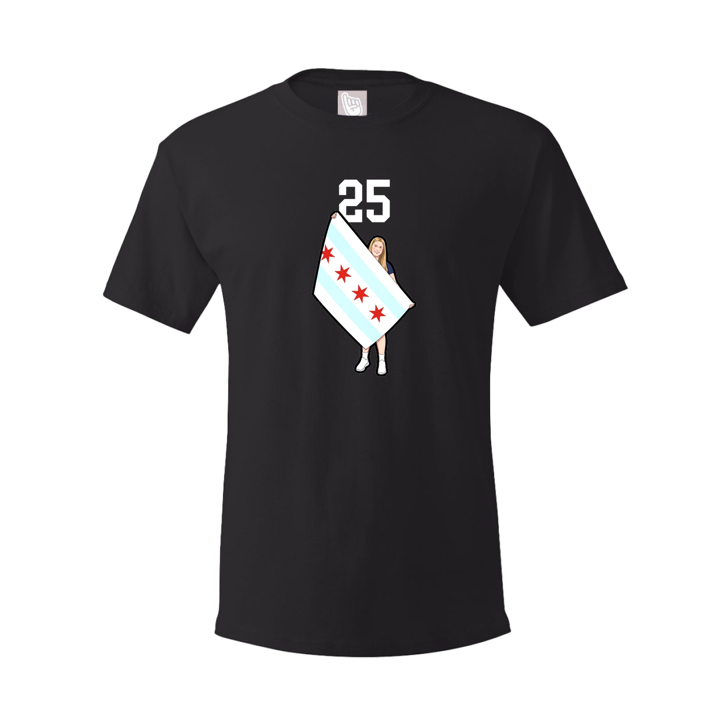 Tee — Number Top in Black