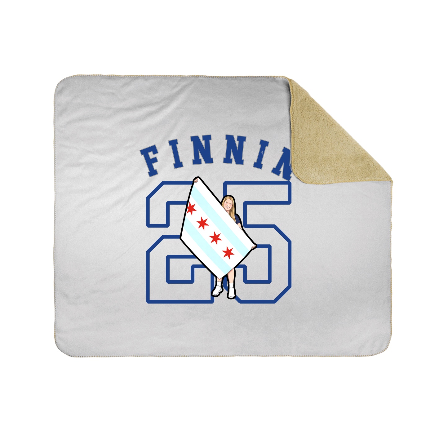 Throw Blanket — Shirsey Arch in White
