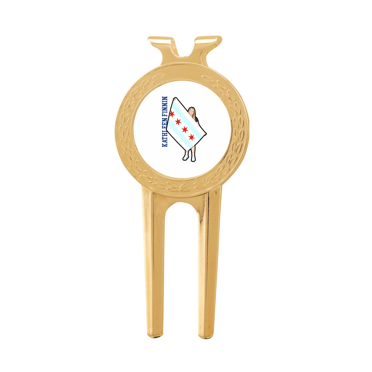 Divot Tool with Ball Marker — Name Vertical in Classic