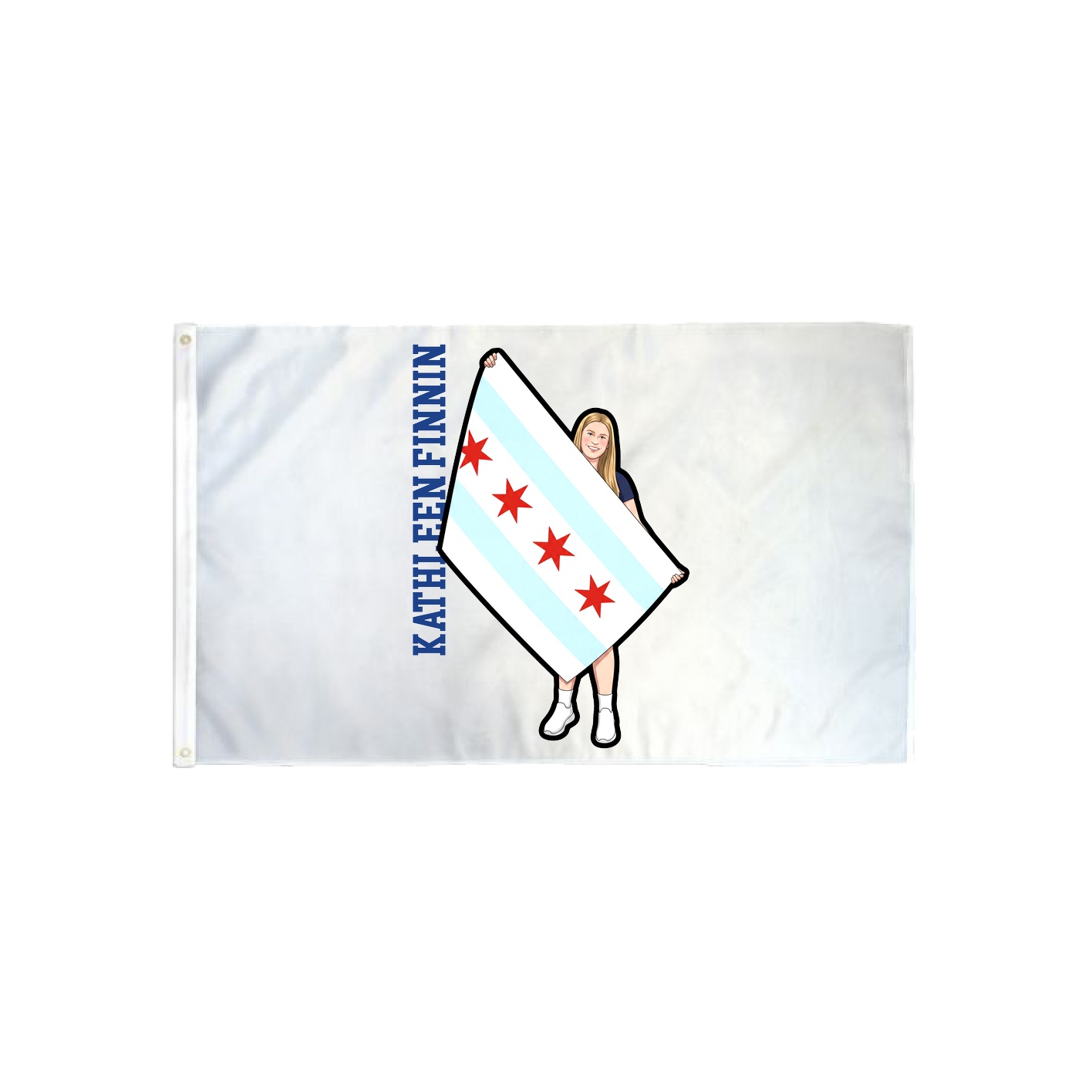 3x5 Flag — Name Vertical in Classic