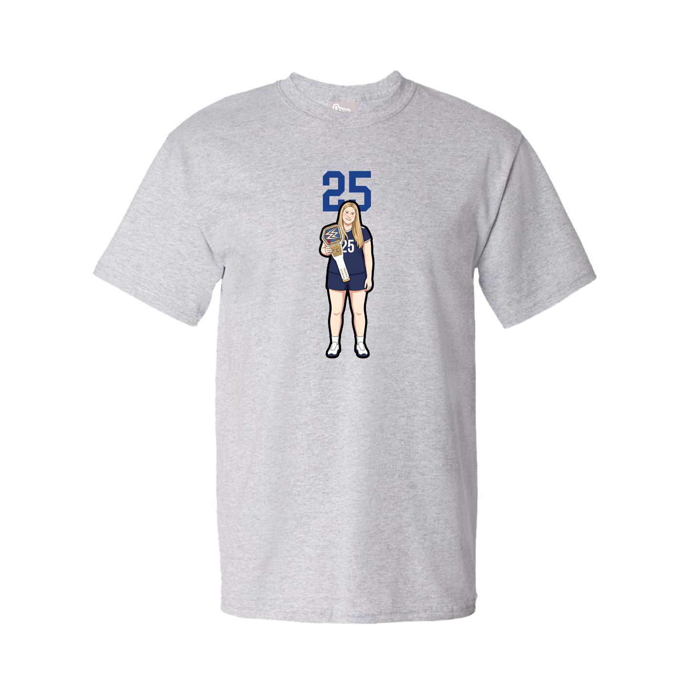 Tee — Number Top in Grey