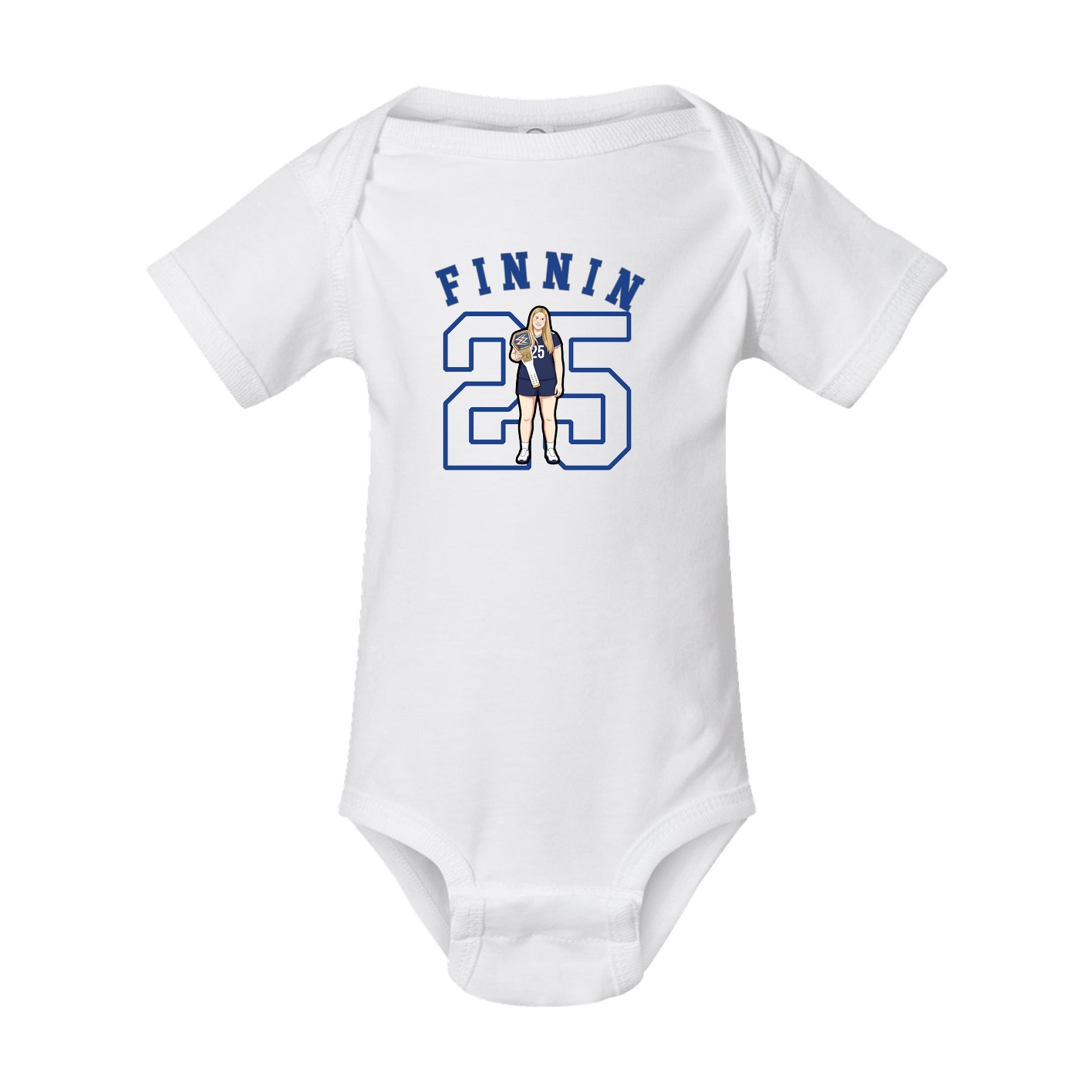 Baby Onesie — Shirsey Arch in White