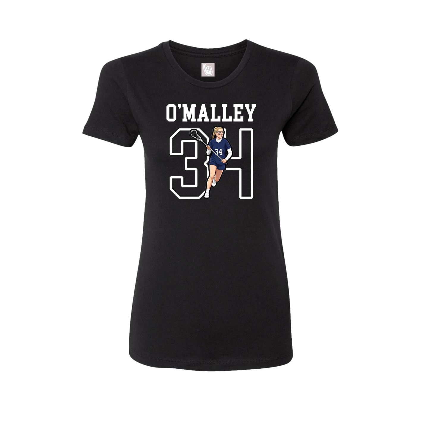 Fitted Women's Tee — Shirsey in Black