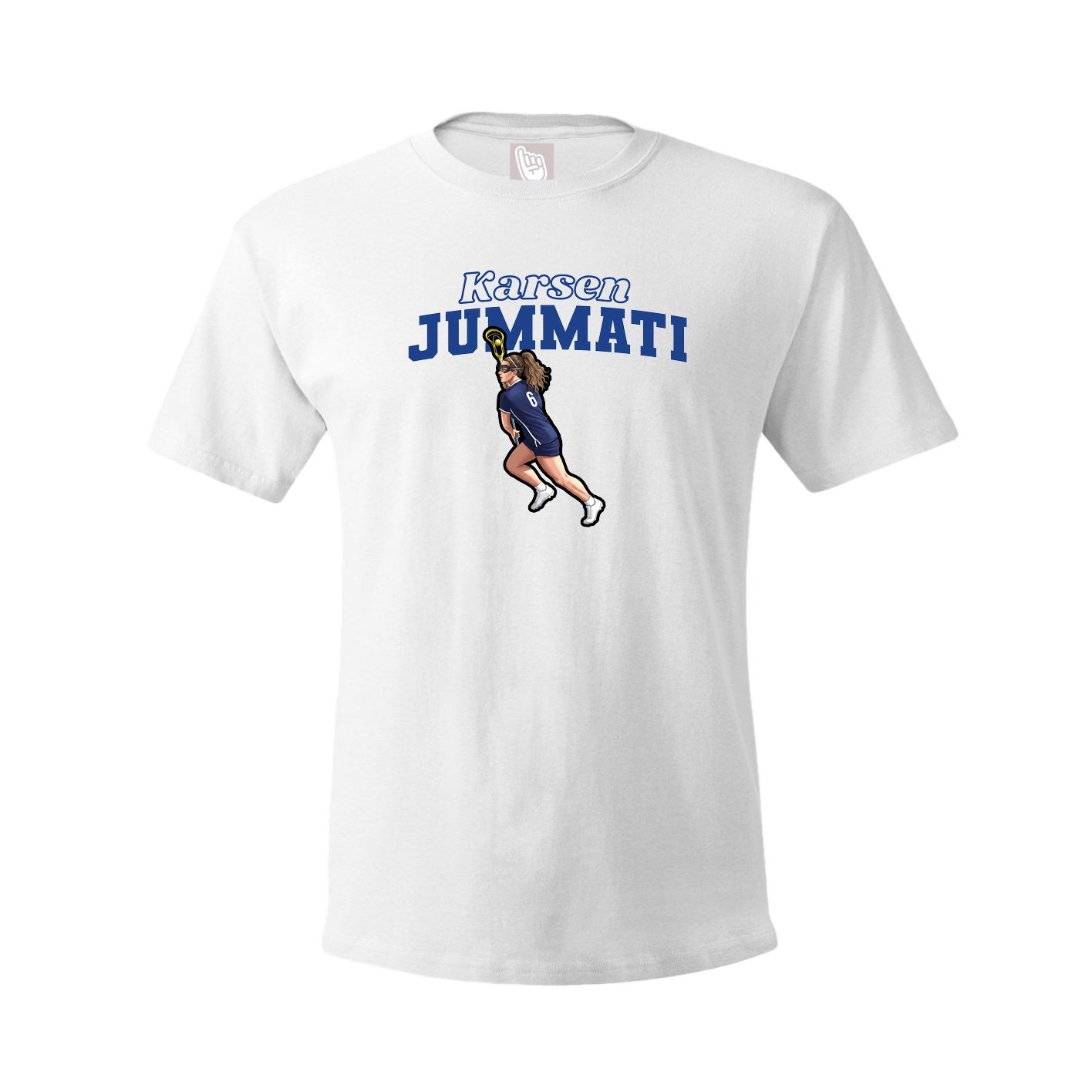 Tee — Name Arch in White