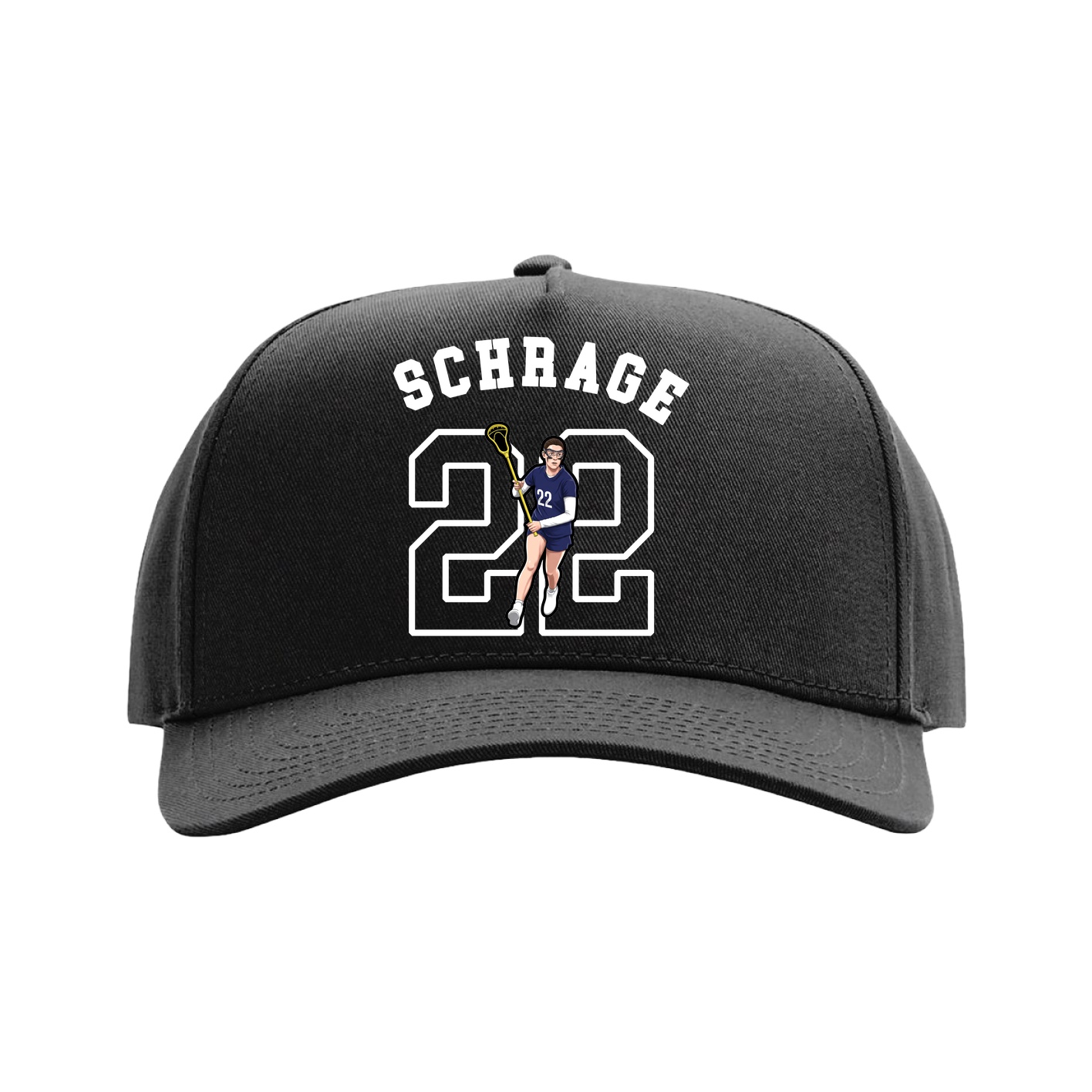 Full Fabric Five-Panel Champ Cap
