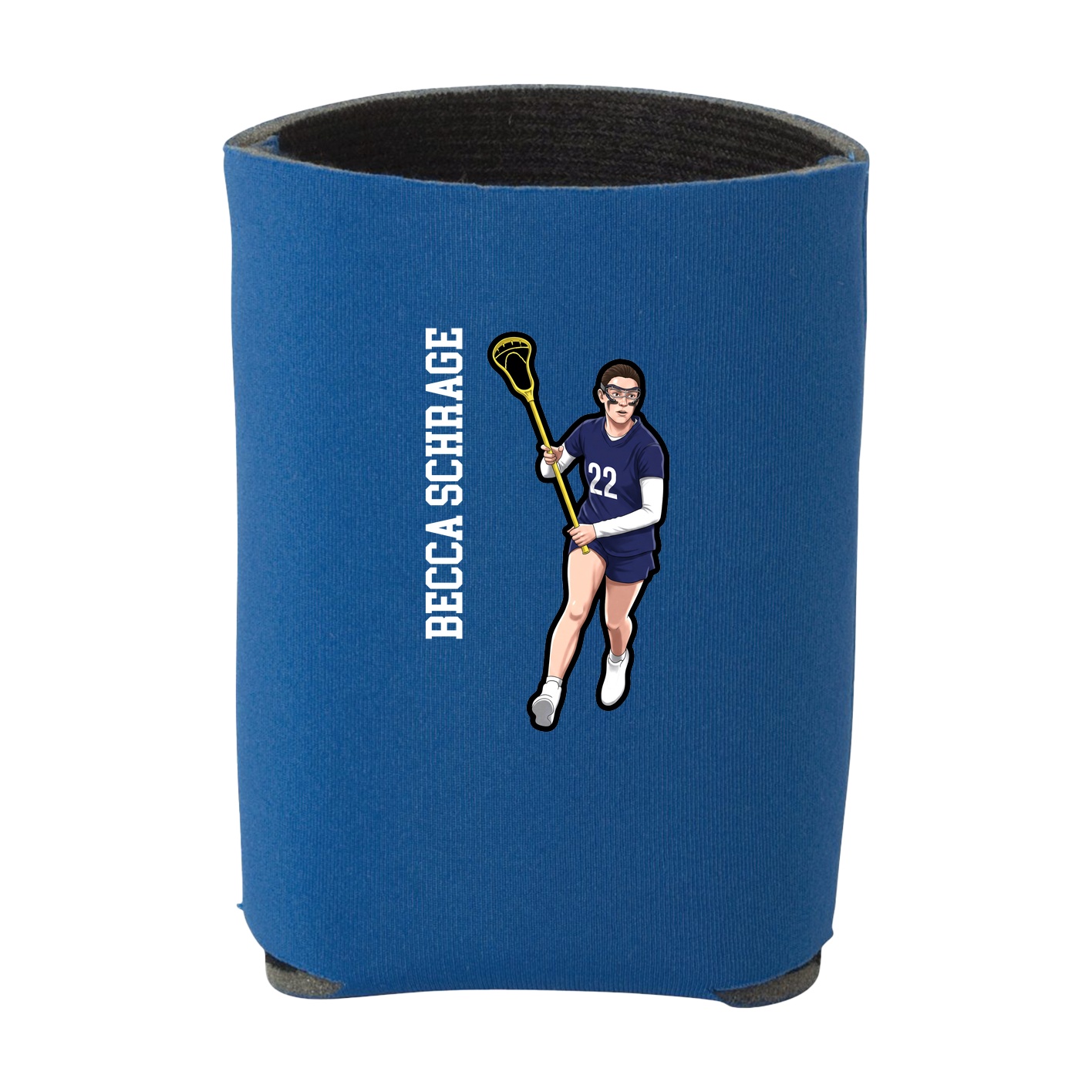 Can Holder — Name Vertical in Royal