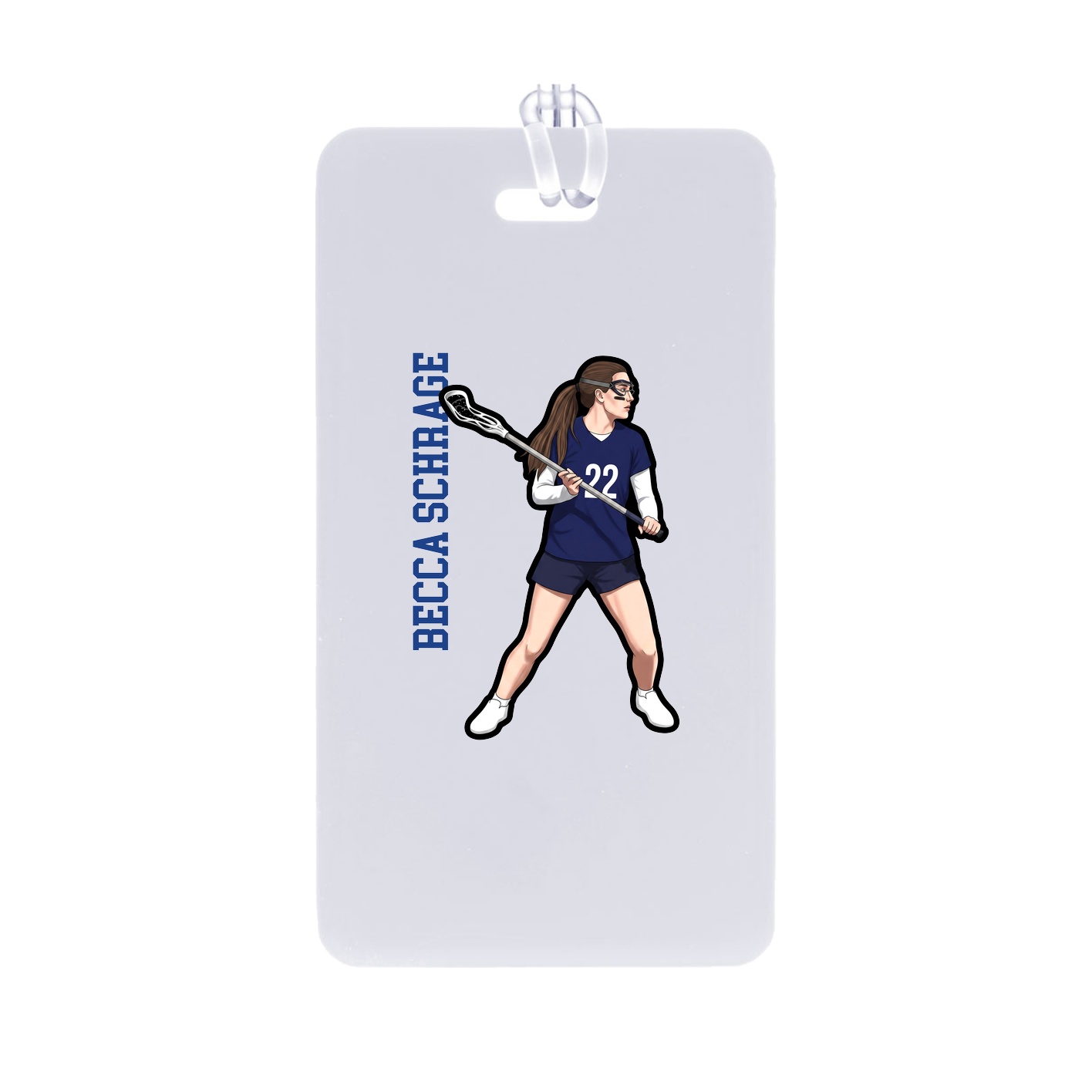 Bag Tag — Name Vertical in Classic