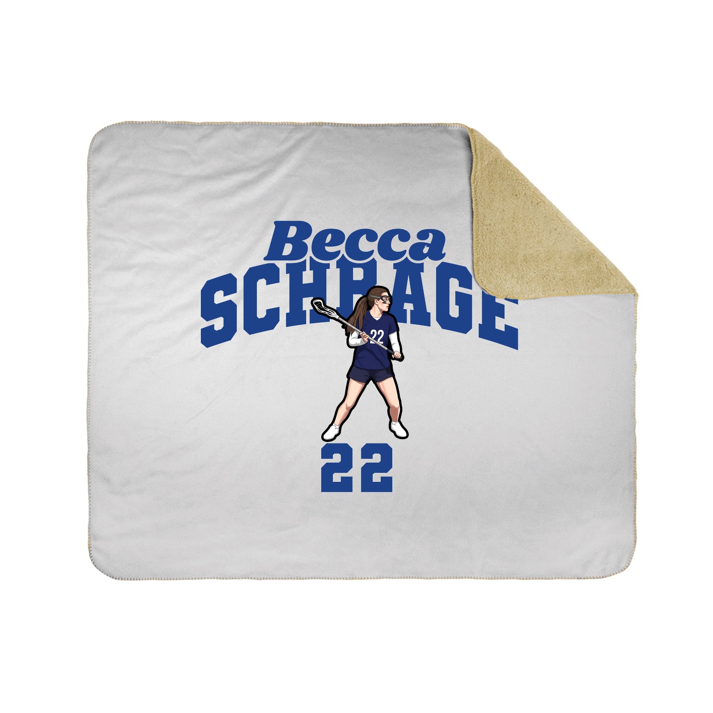 Throw Blanket — Signature Arch in White