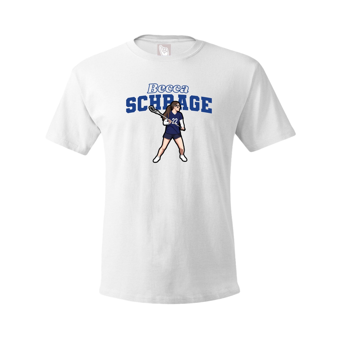 Tee — Name Arch in White