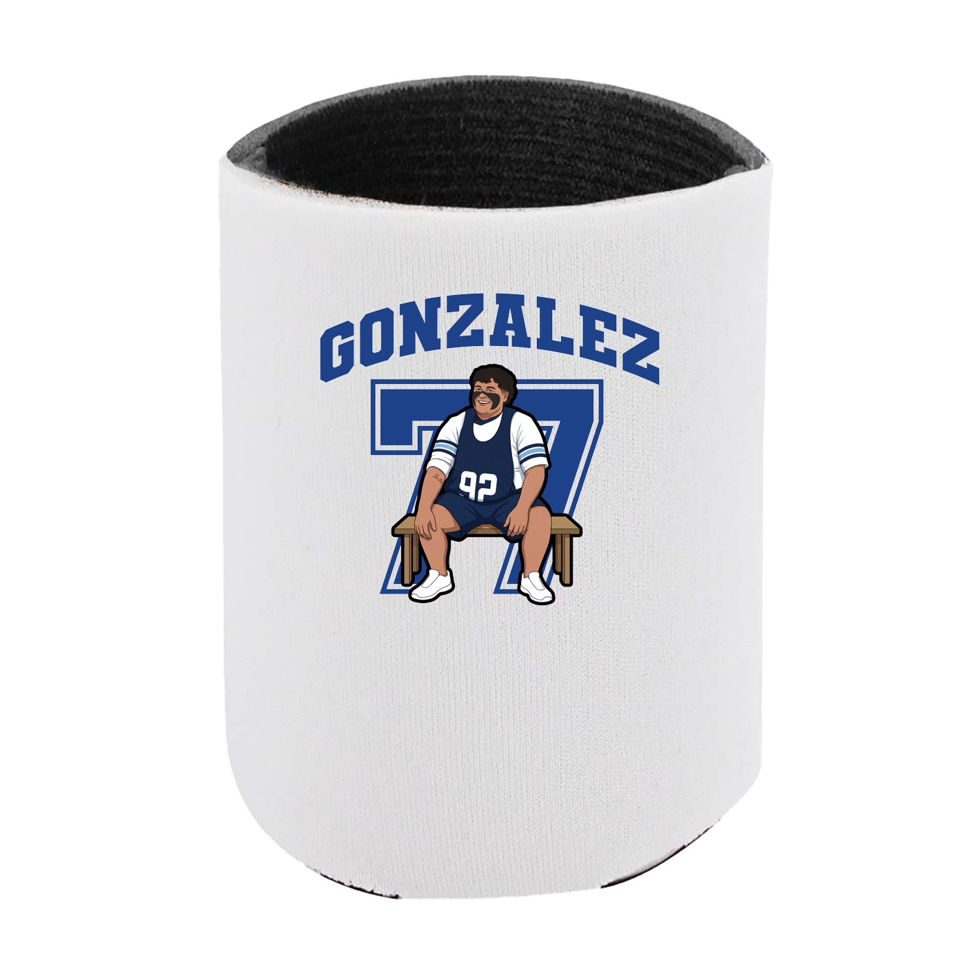 Can Holder — Number in White