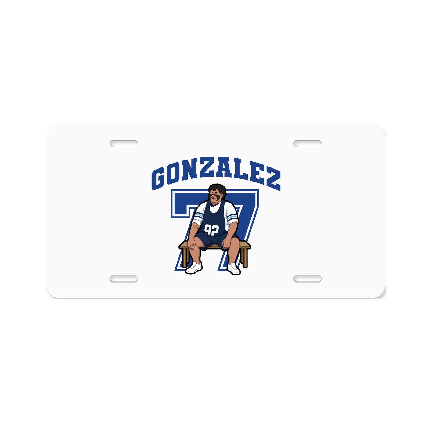 License Plate — Number in Classic