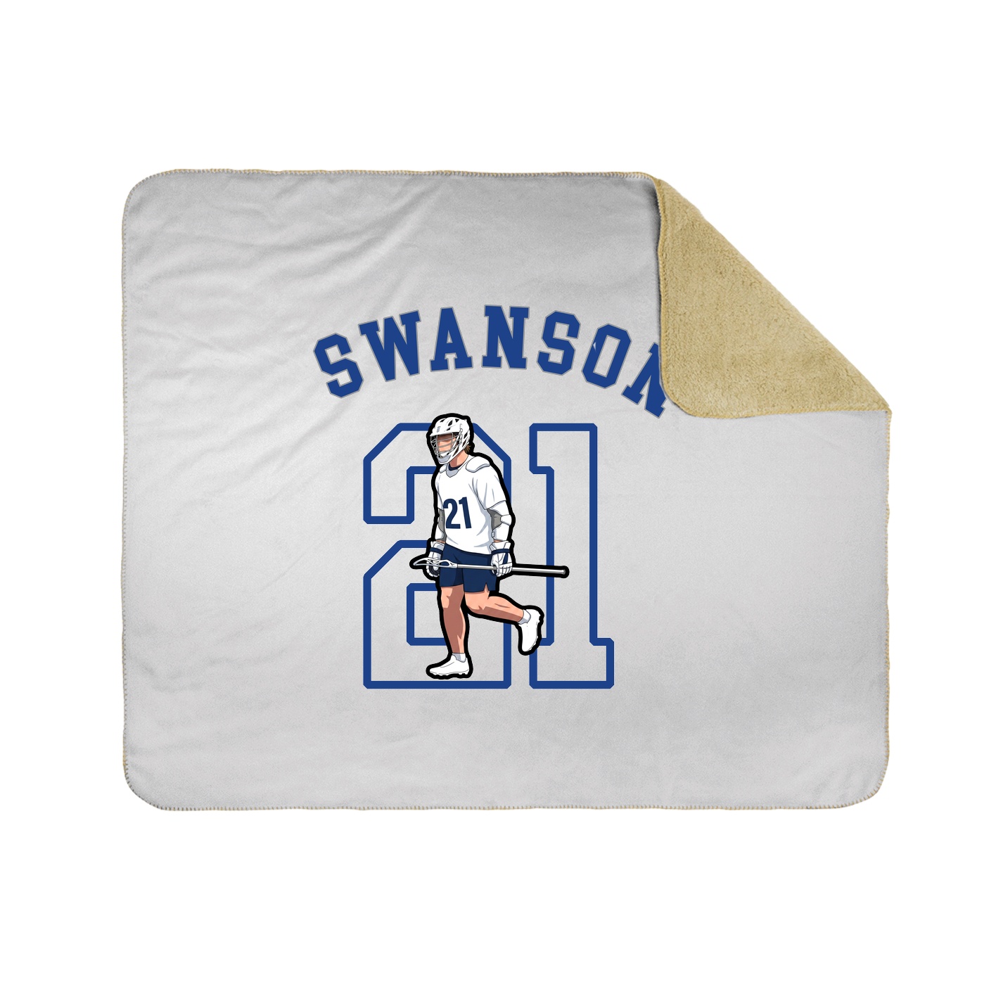 Throw Blanket — Shirsey Arch in White
