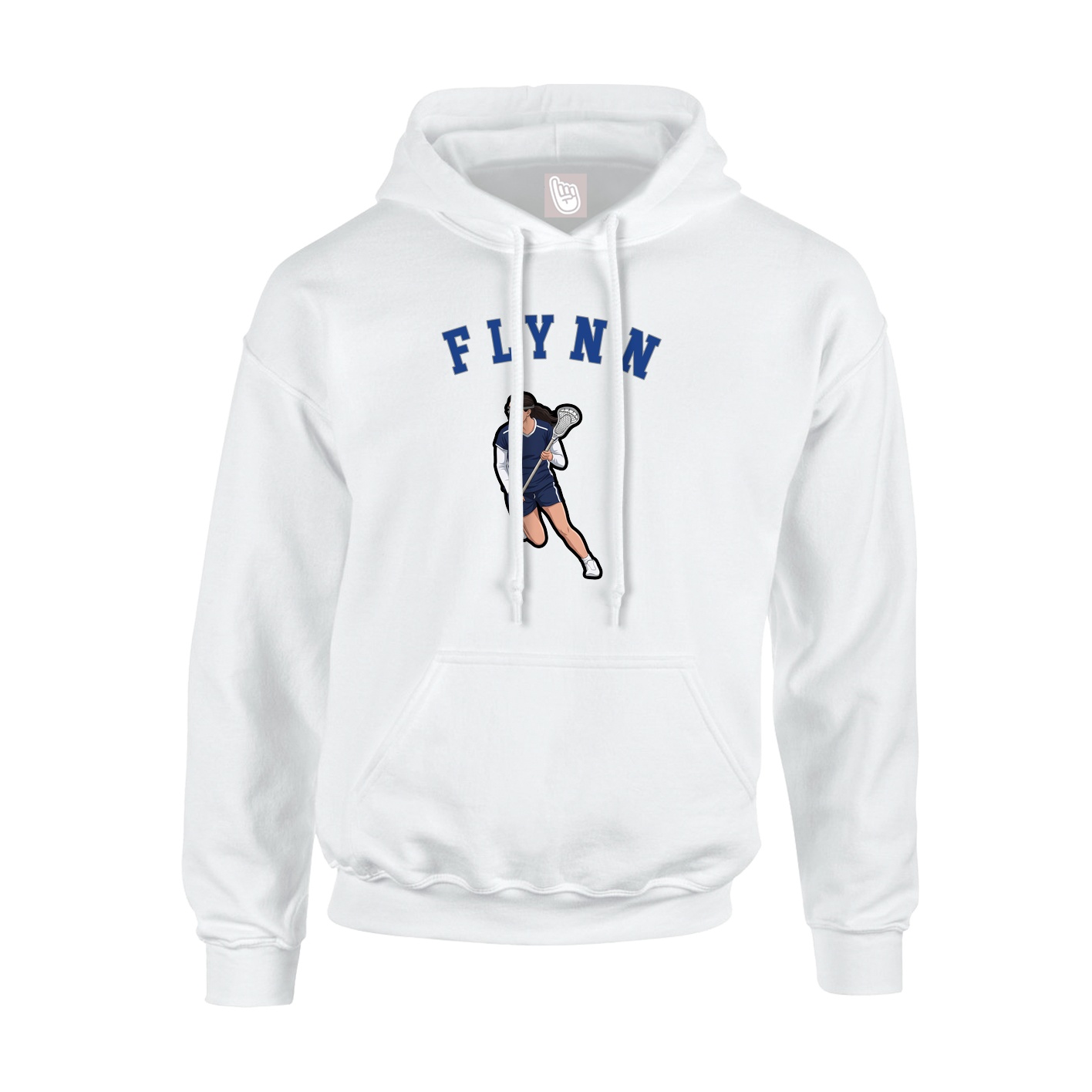 Hoodie — Shirsey Arch in White