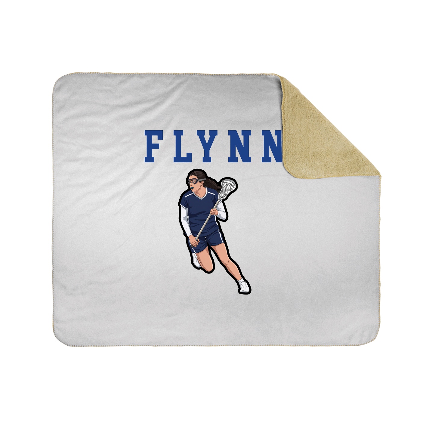 Throw Blanket — Shirsey in White