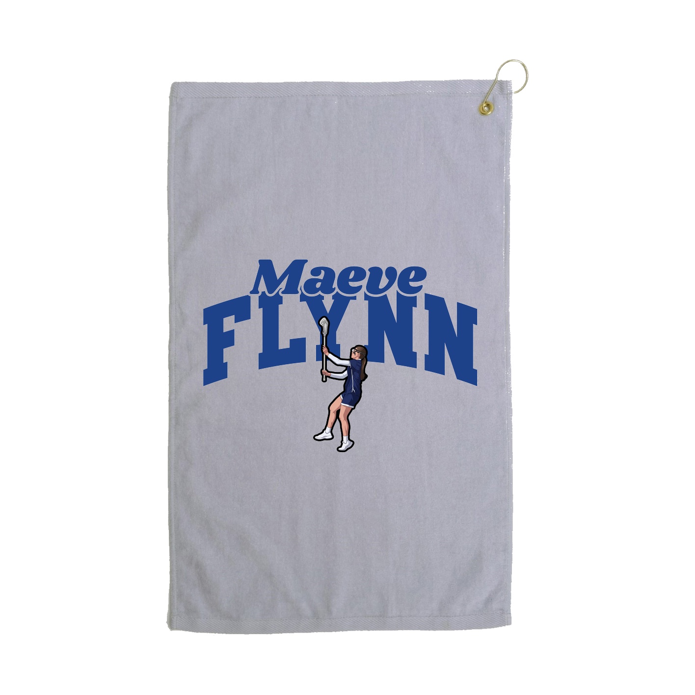 Golf Towel — Signature Arch in Grey