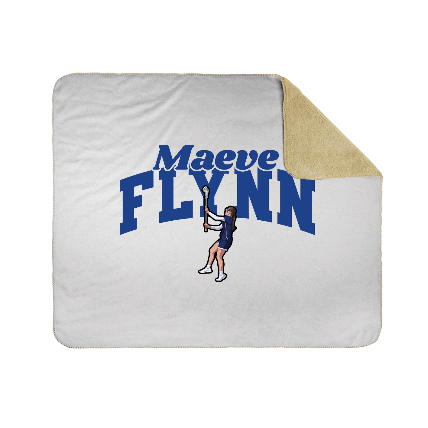Throw Blanket — Signature Arch in White