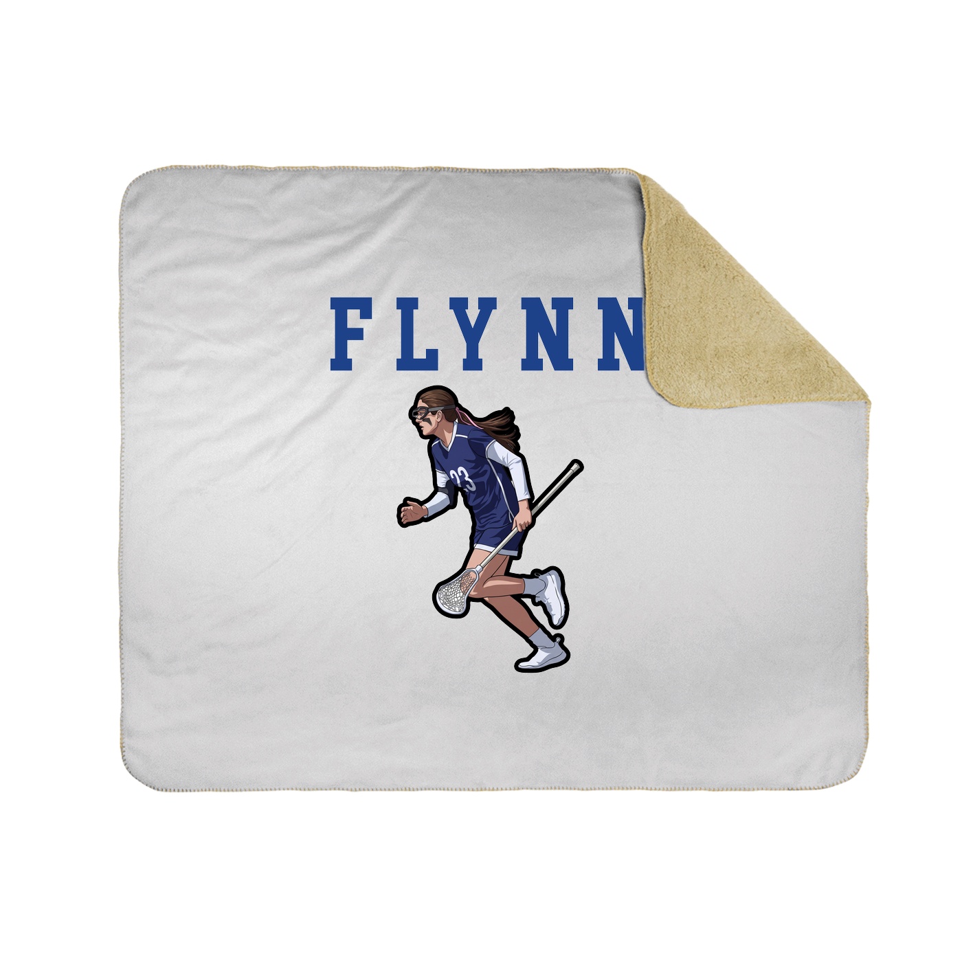 Throw Blanket — Shirsey in White