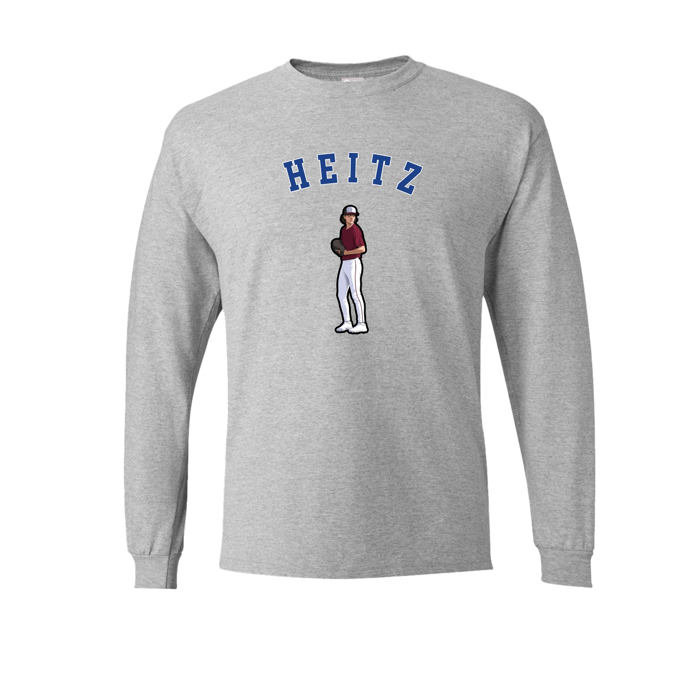 Long Sleeve Tee — Shirsey Arch in Grey