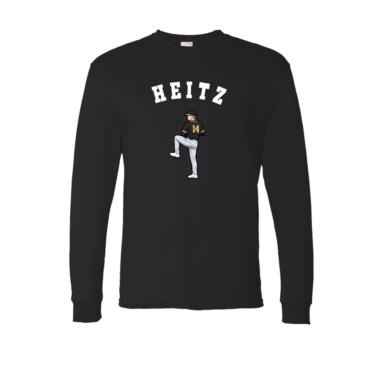 Long Sleeve Tee — Shirsey Arch in Black