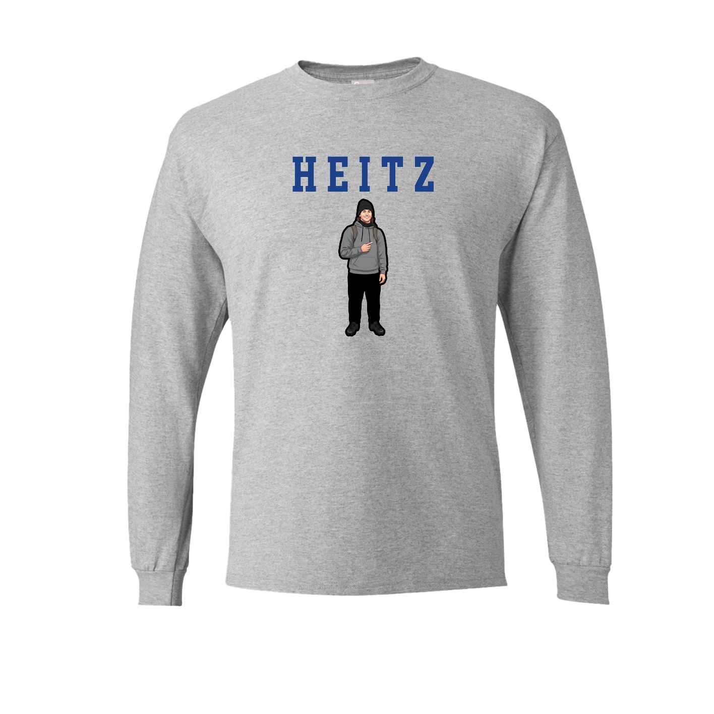 Long Sleeve Tee — Shirsey in Grey