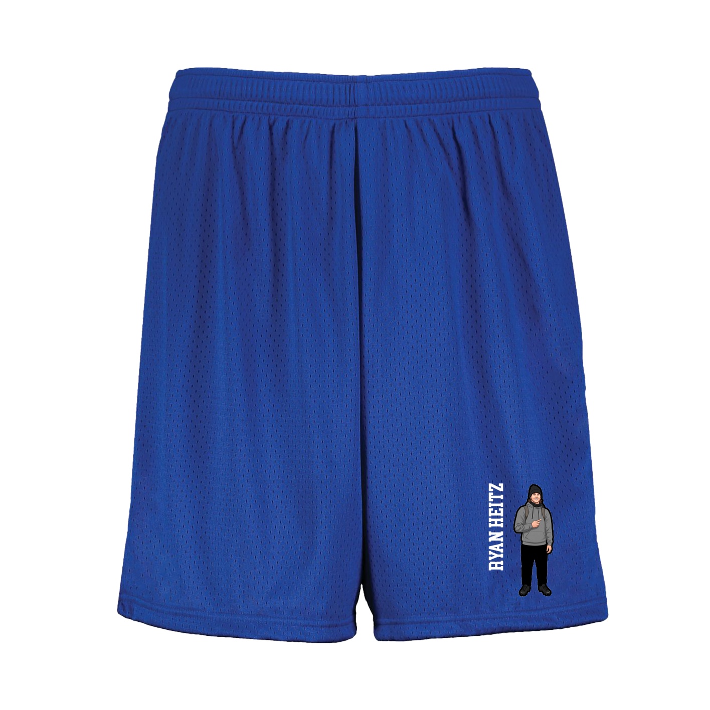 Shorts — Name Vertical in Royal