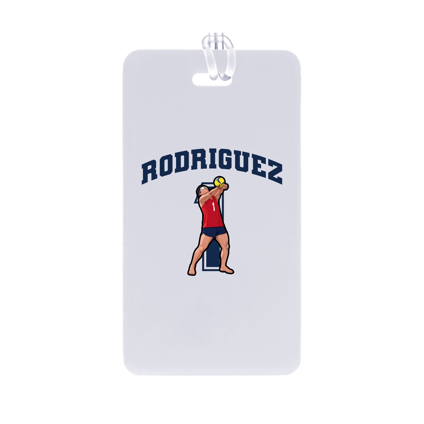 Bag Tag — Number in Classic
