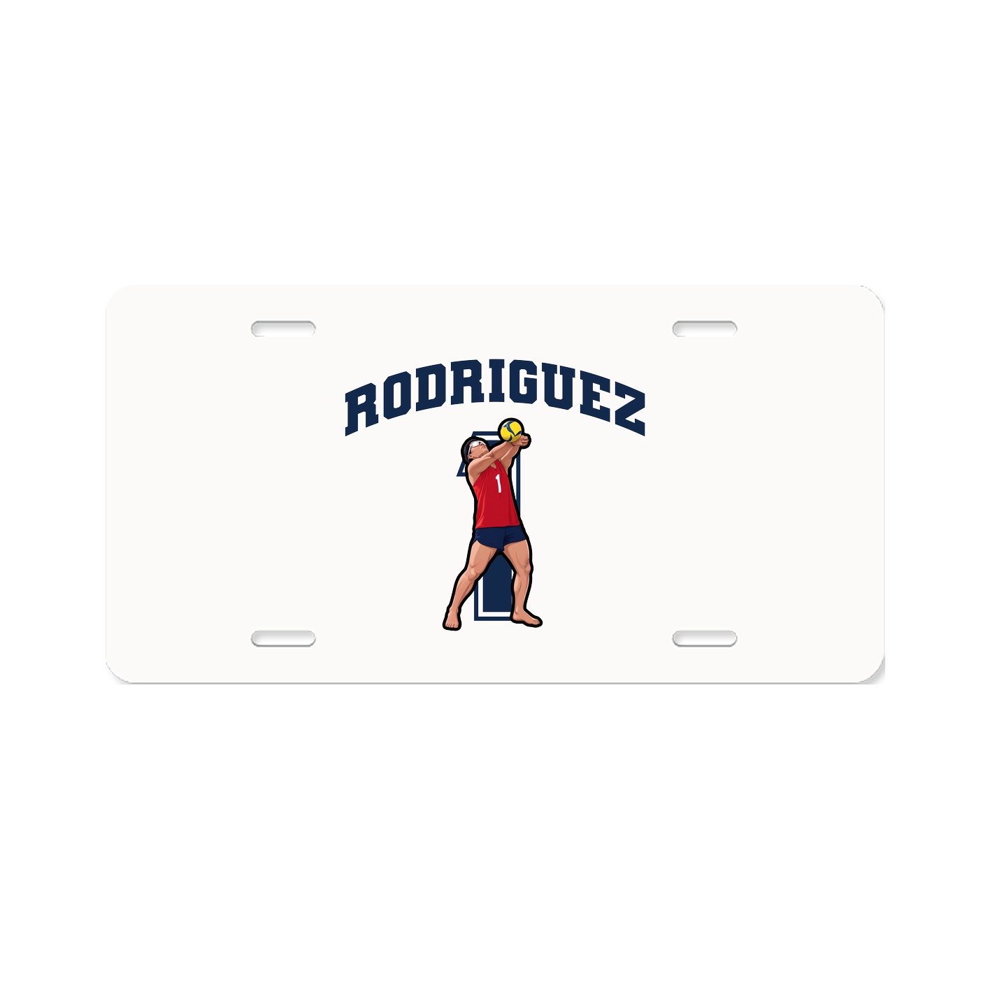 License Plate — Number in Classic