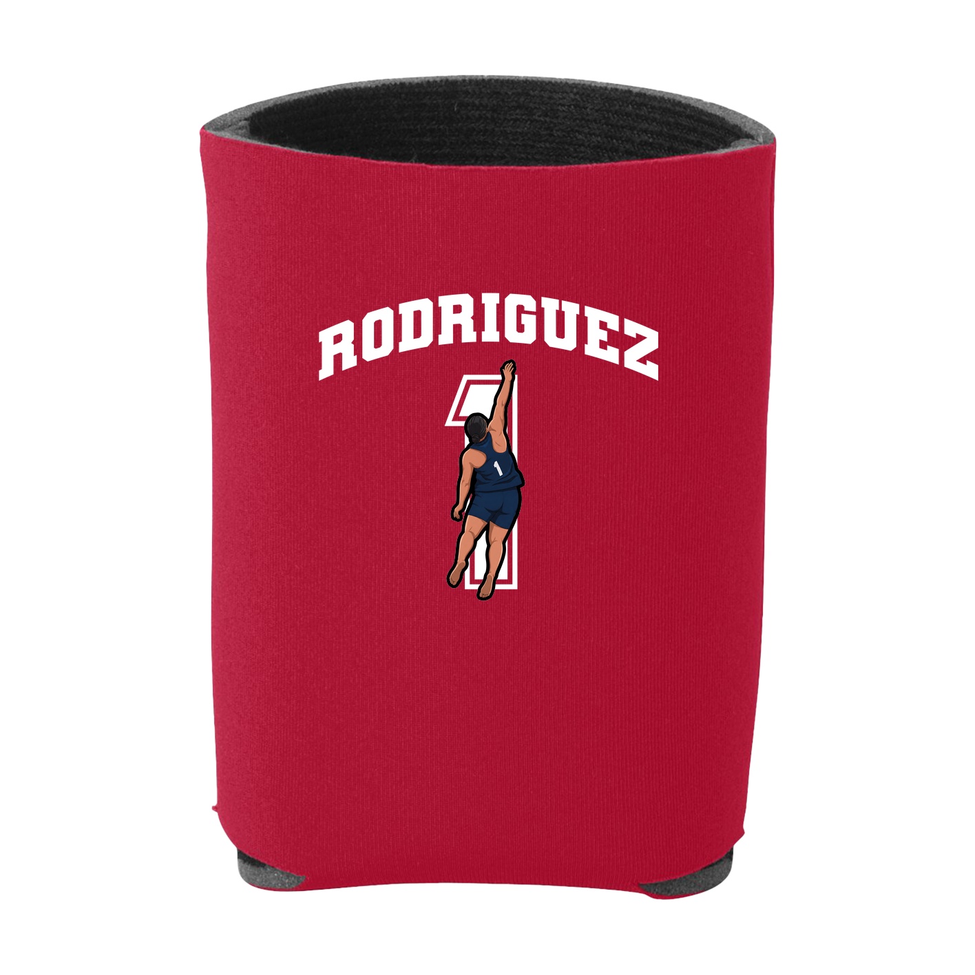 Can Holder — Number in Red