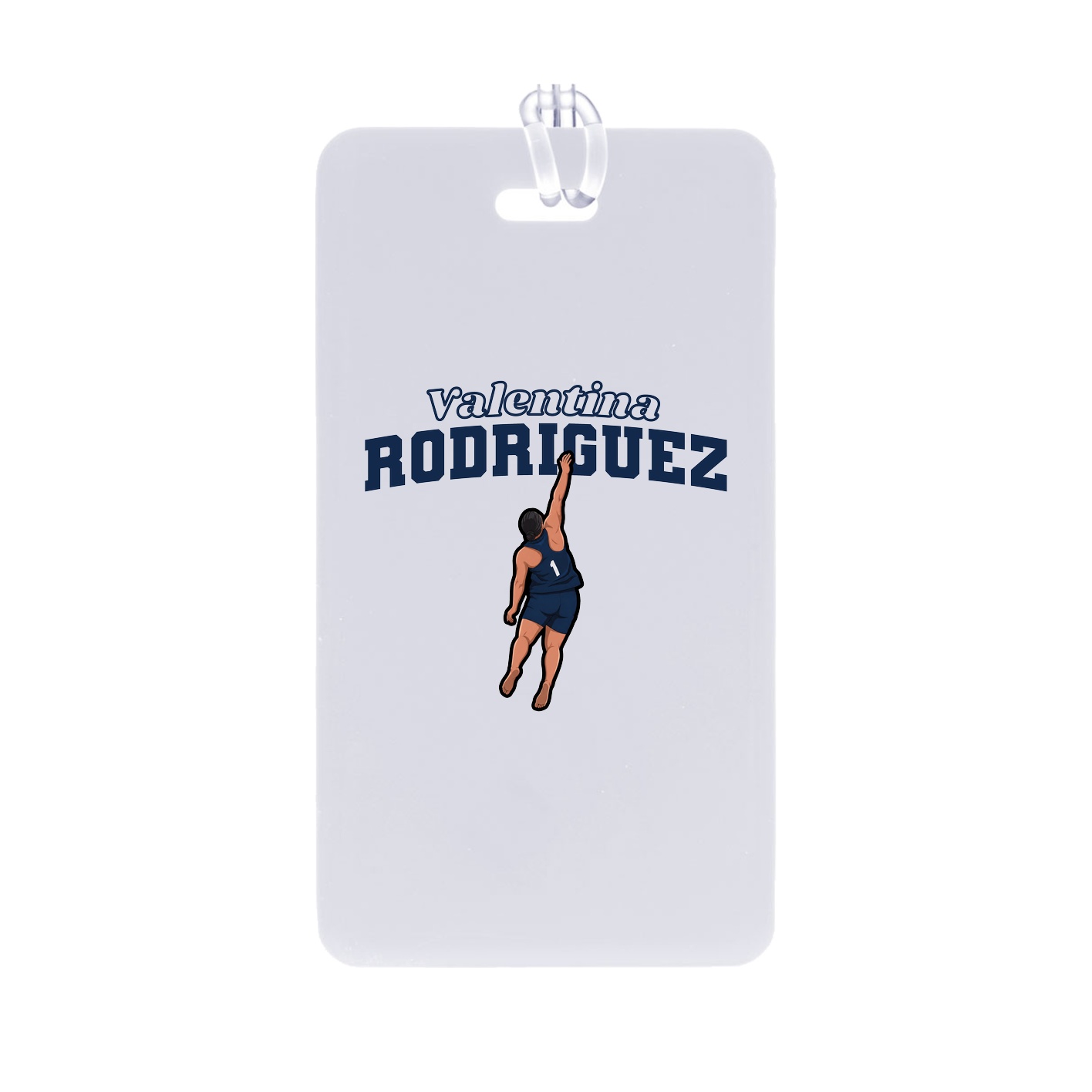 Bag Tag — Name Arch in Classic