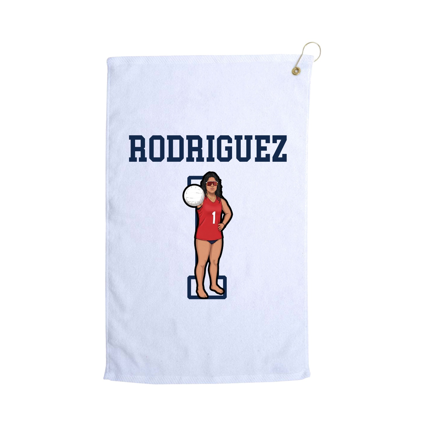 Golf Towel — Shirsey in White