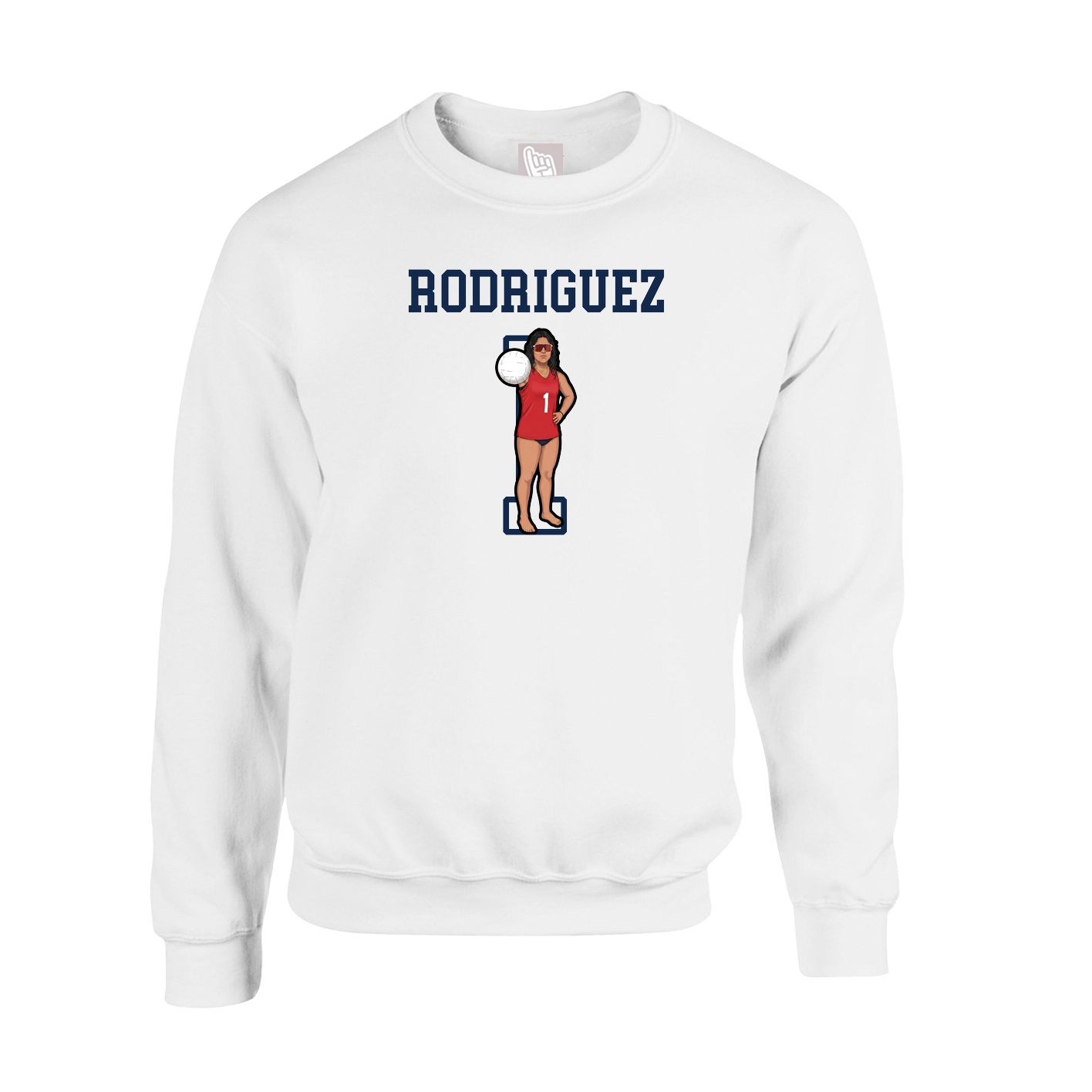 Fleece Crew — Shirsey in White