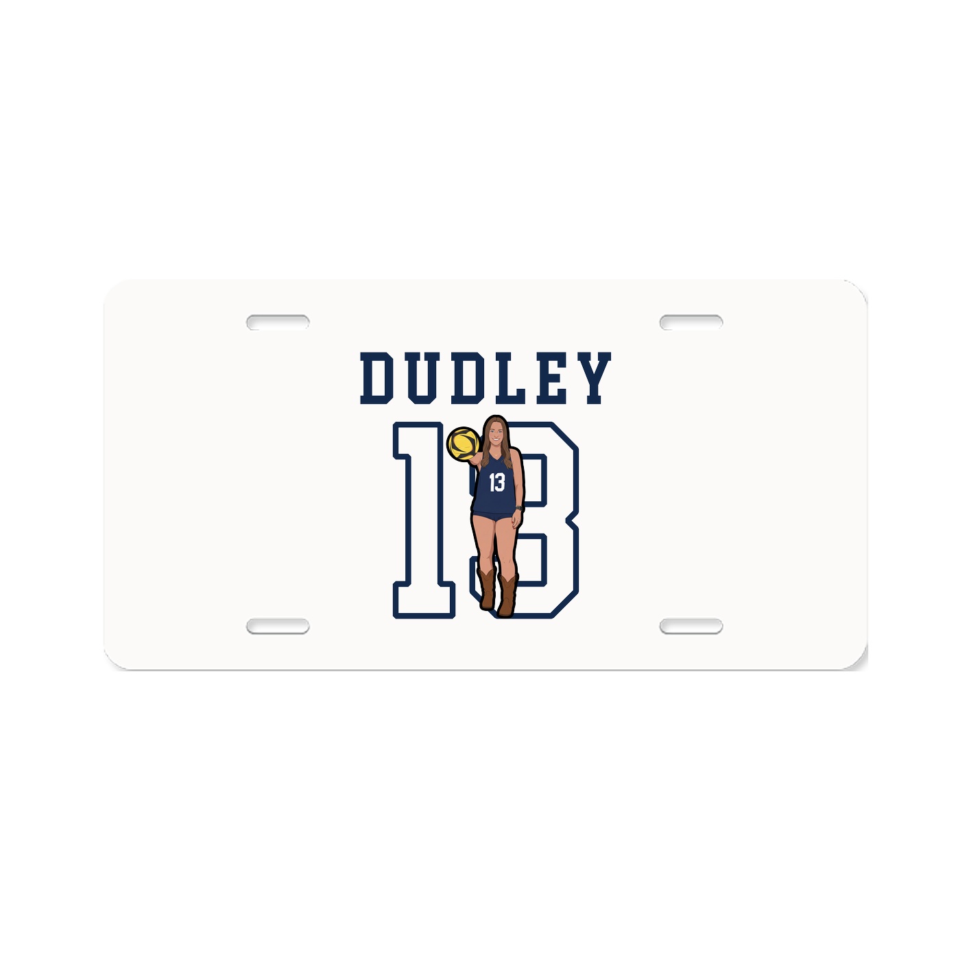 License Plate — Shirsey in Classic