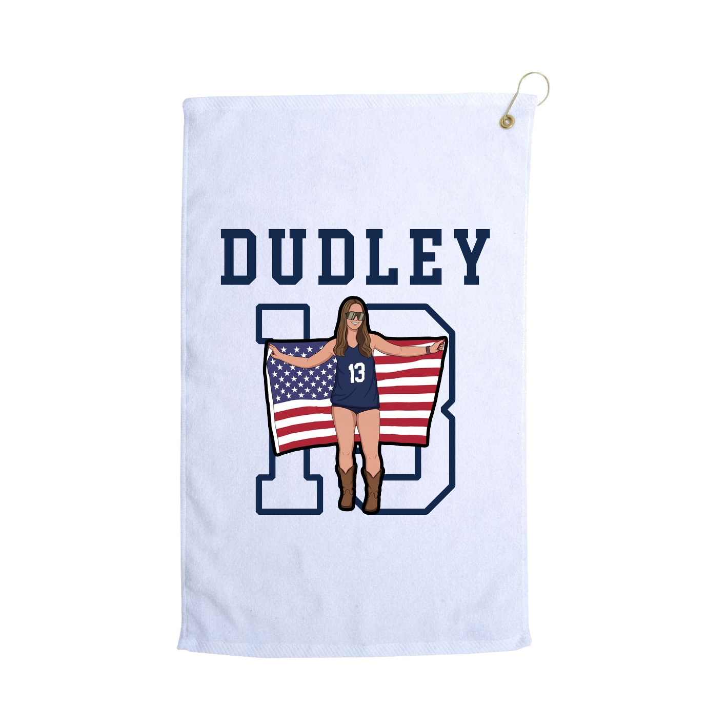 Golf Towel — Shirsey in White