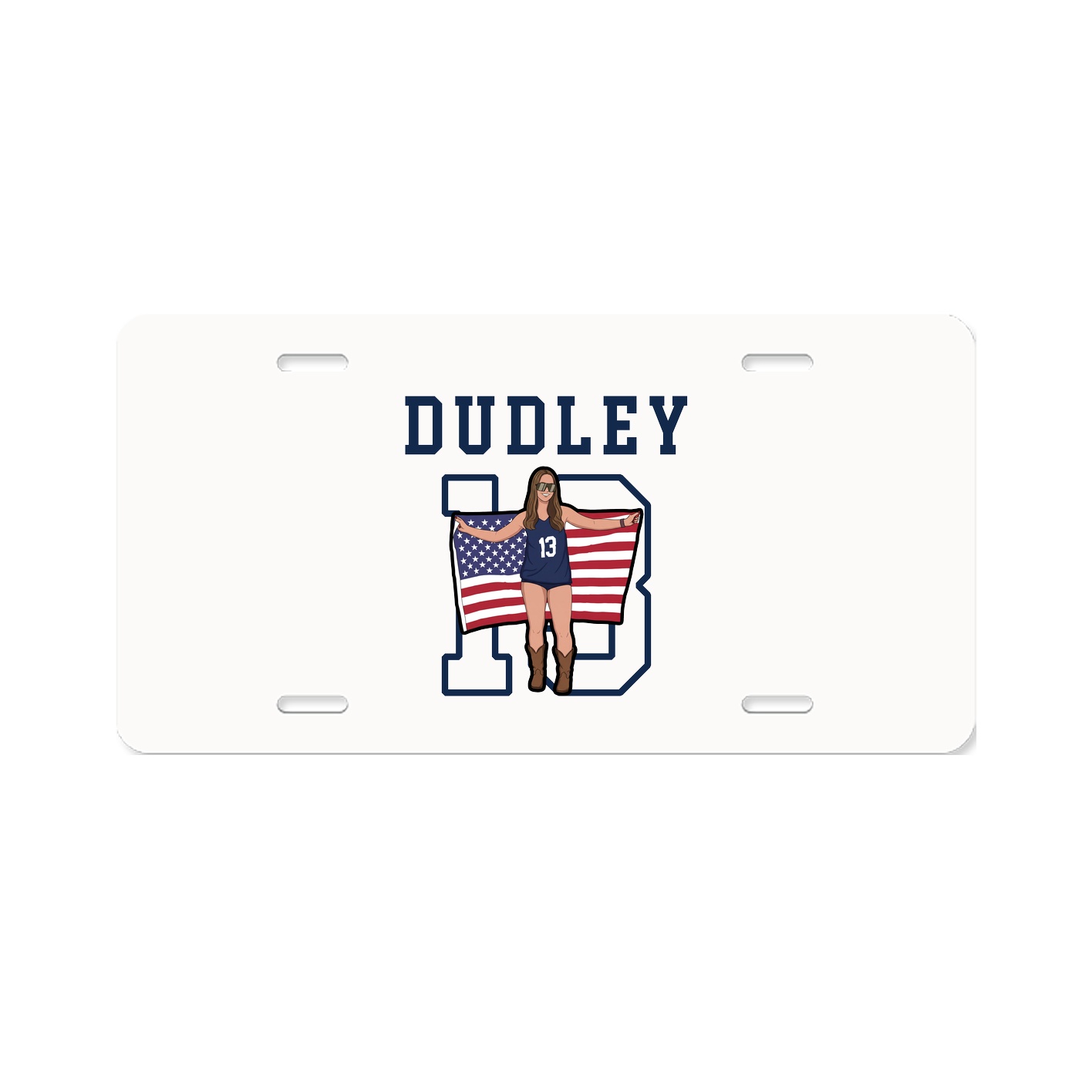 License Plate — Shirsey in Classic