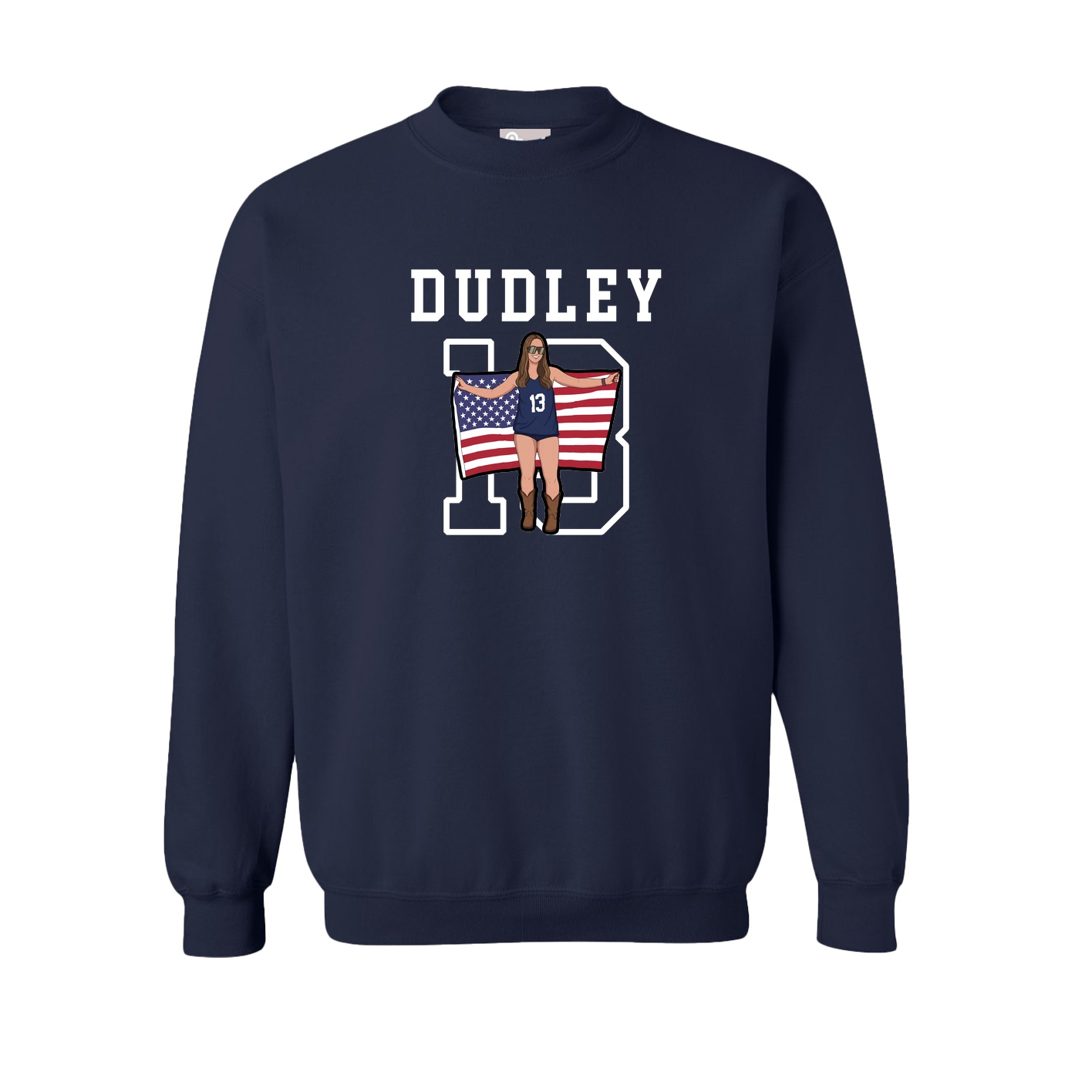 Fleece Crew — Shirsey in Navy