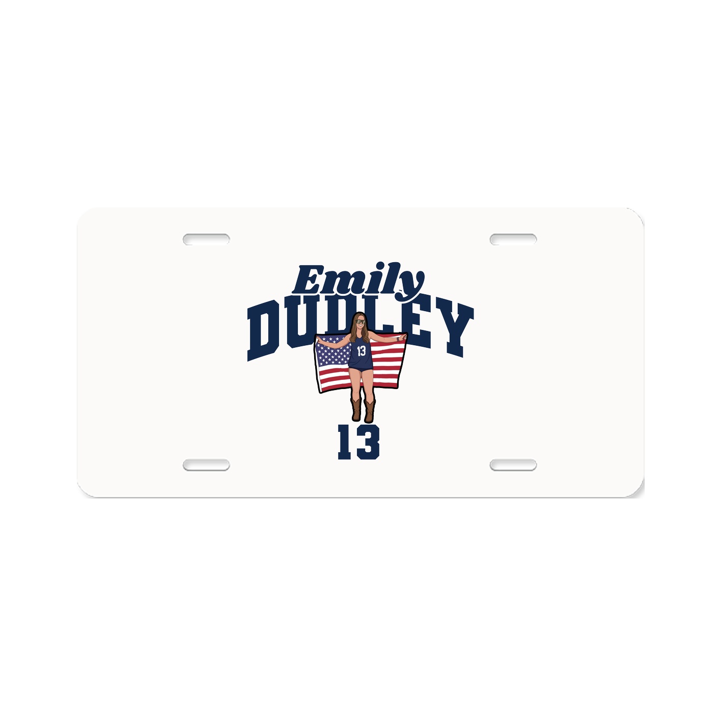 License Plate — Signature Arch in Classic