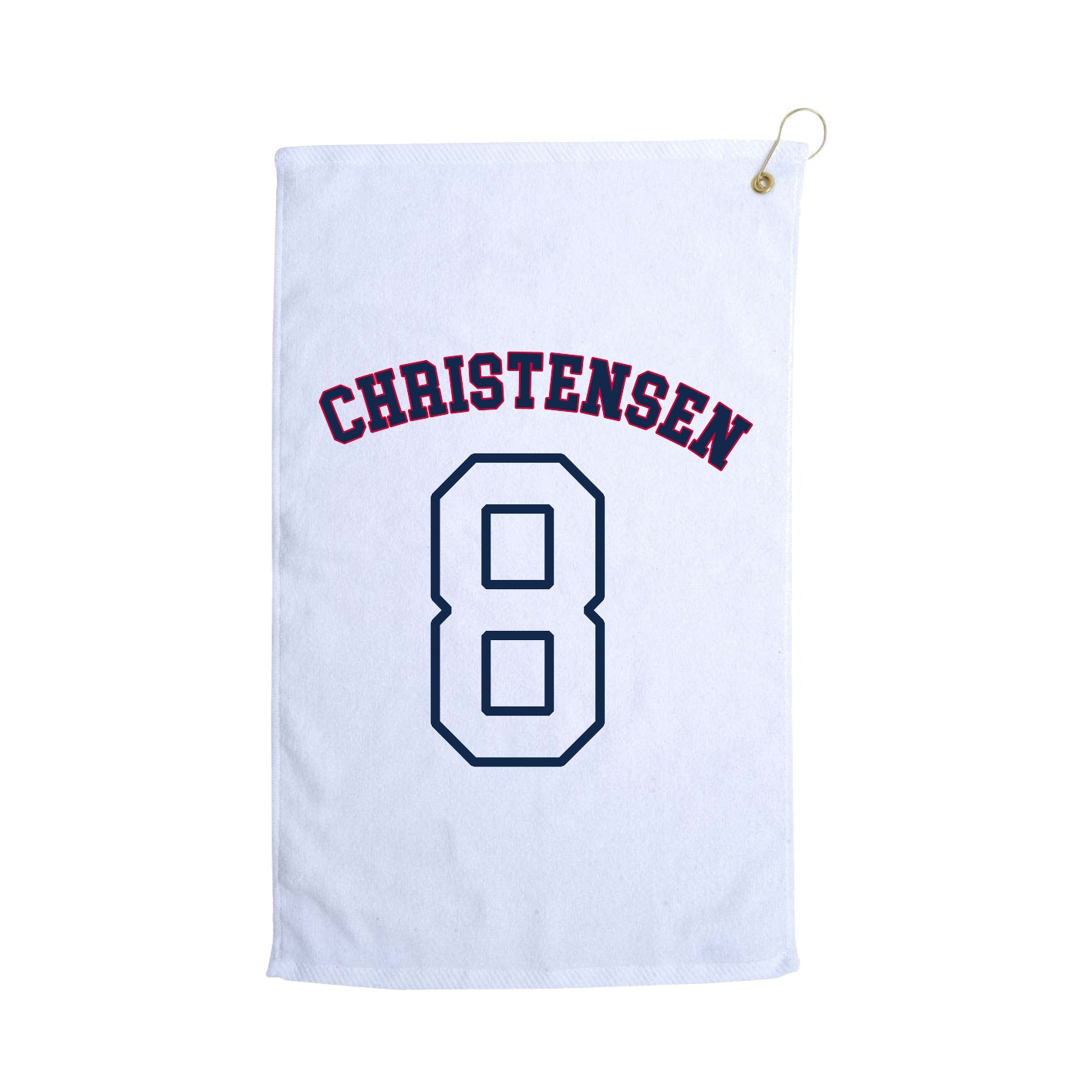 Golf Towel — Shirsey Arch in White