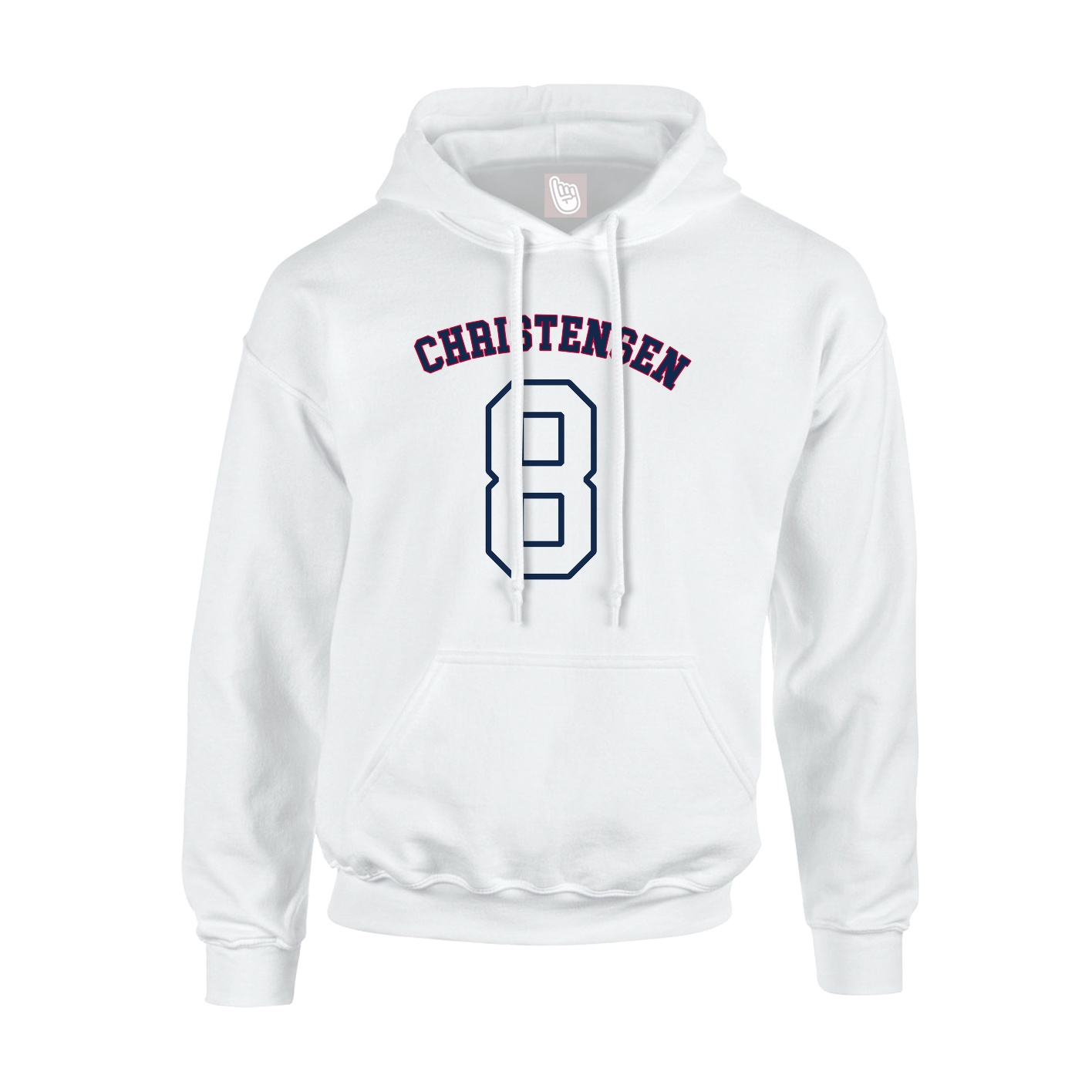 Youth Hoodie — Shirsey Arch in White