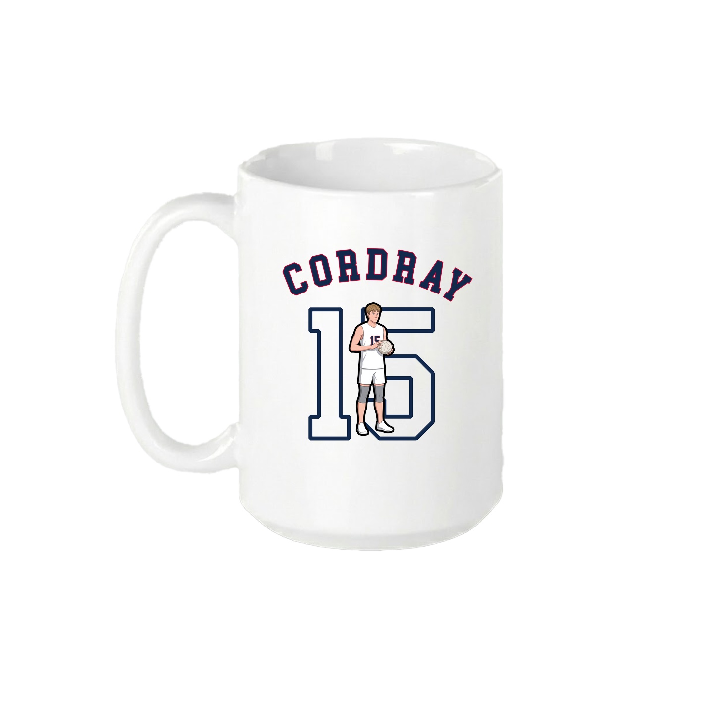 15oz Coffee Mug — Shirsey Arch in White