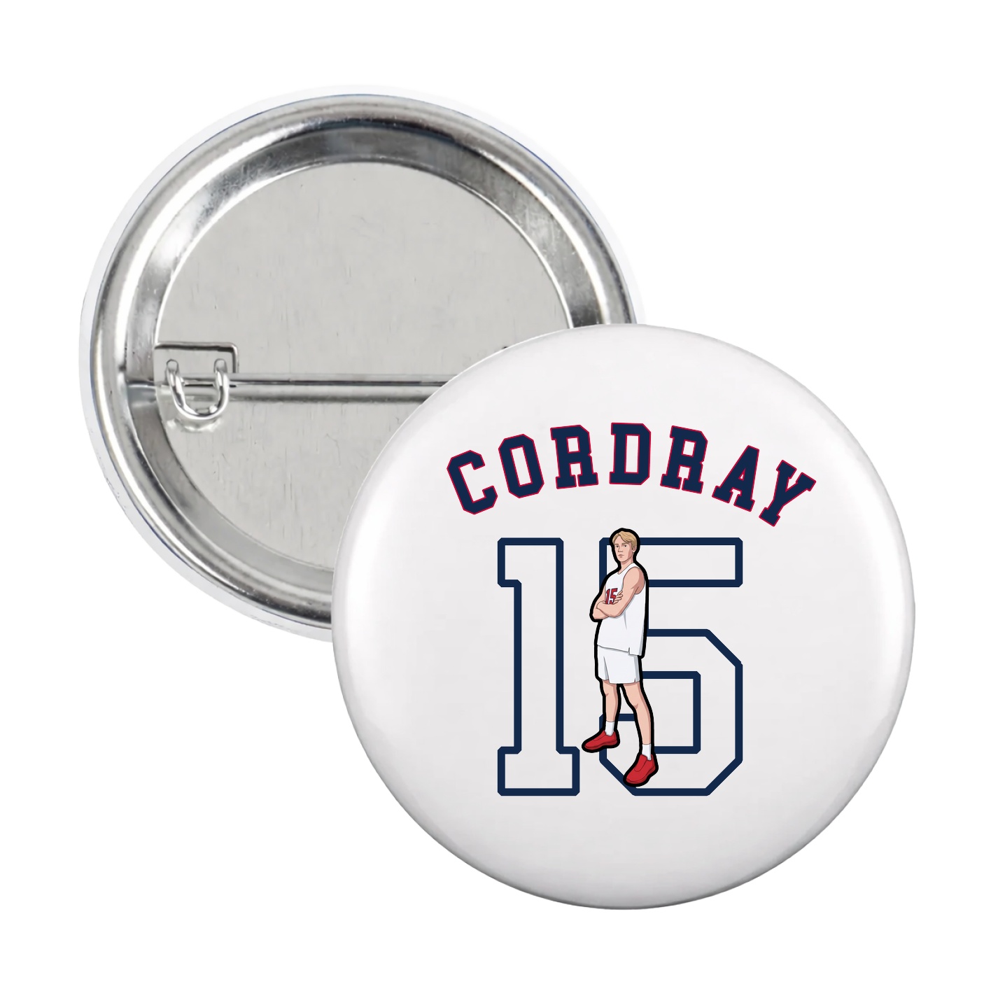 Game Day Button — Shirsey Arch in White