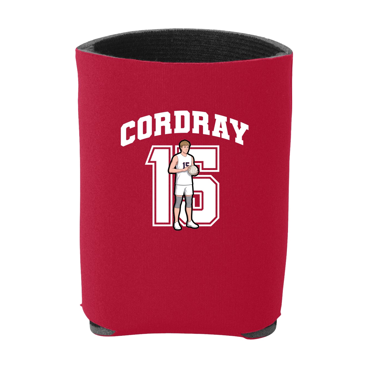 Can Holder — Number in Red