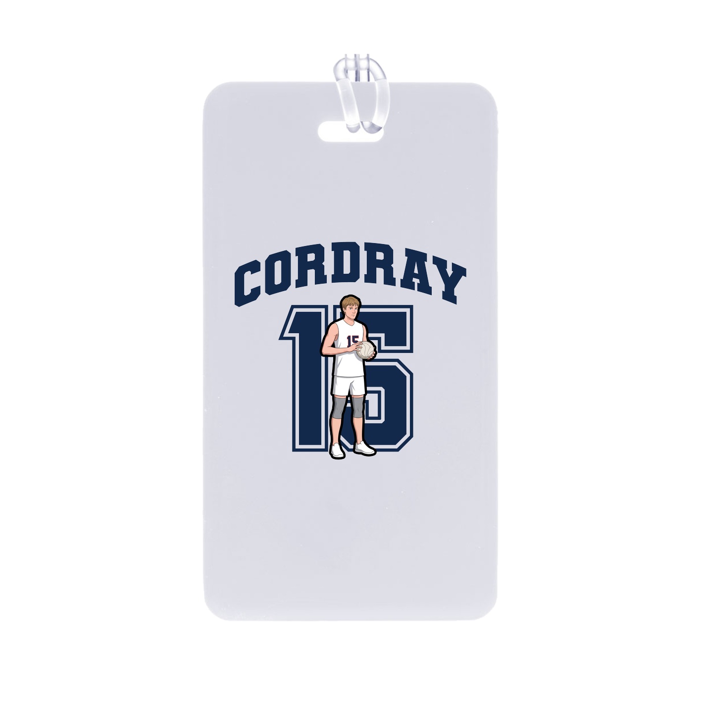 Bag Tag — Number in Classic