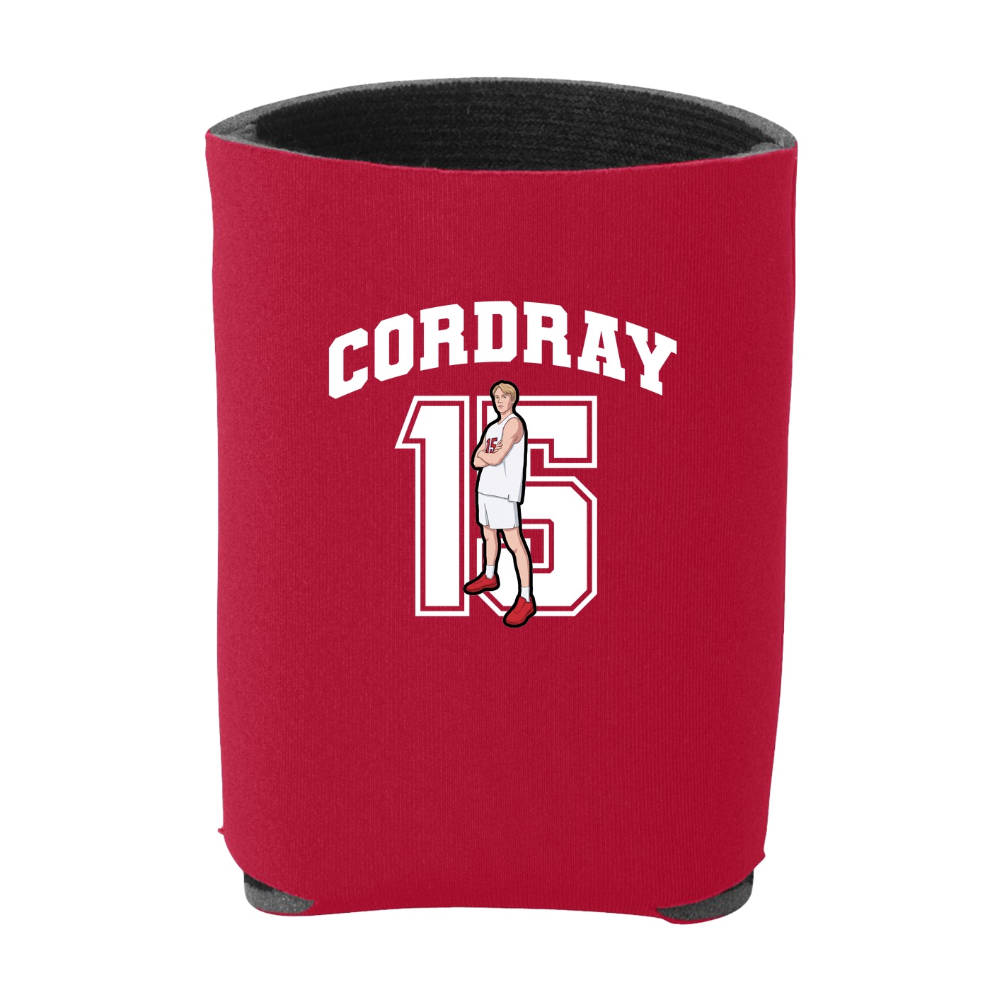 Can Holder — Number in Red