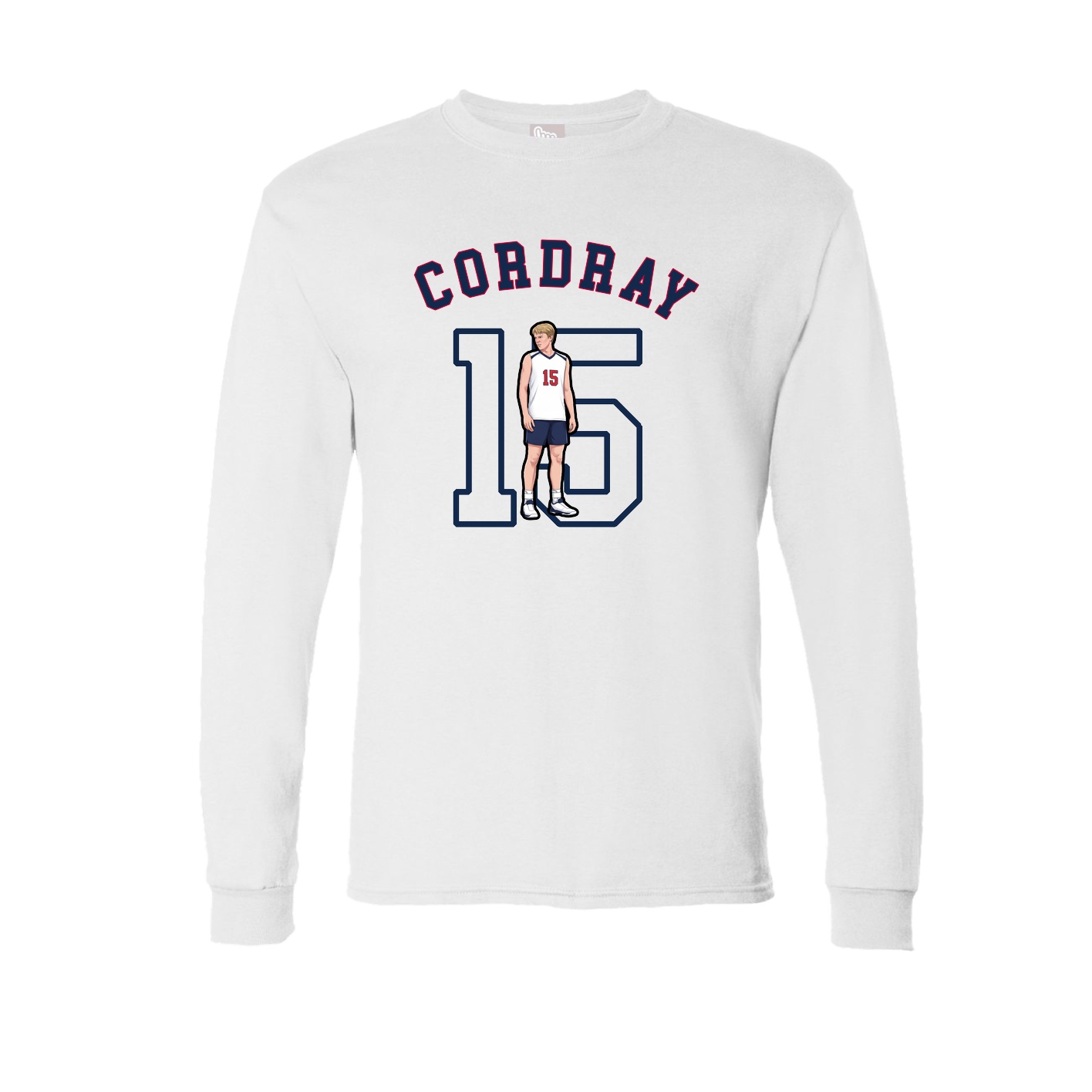 Long Sleeve Tee — Shirsey Arch in White