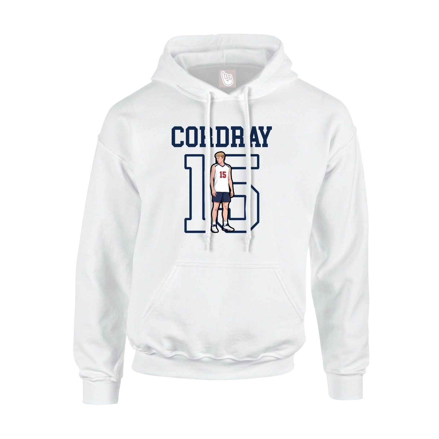 Hoodie — Shirsey in White