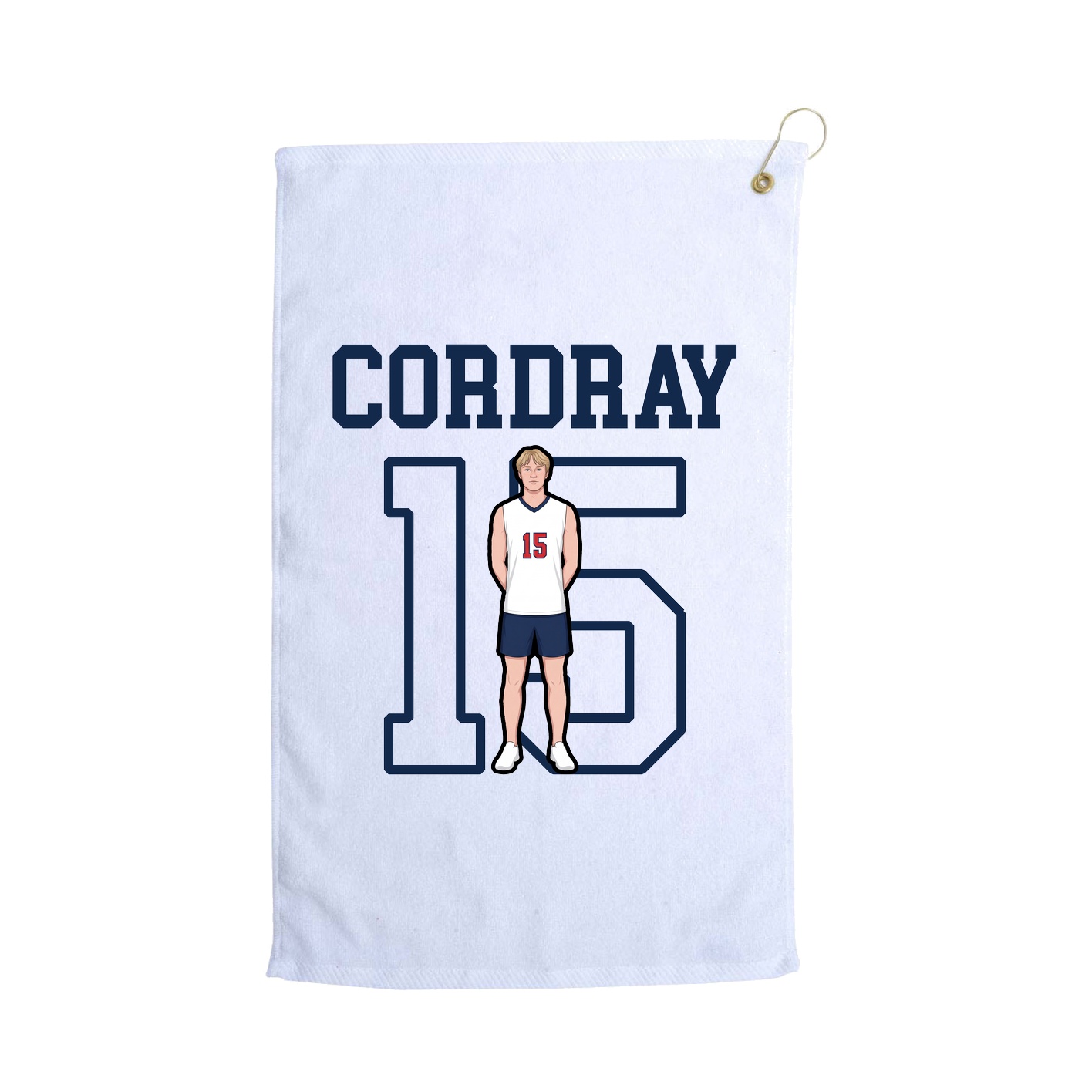 Golf Towel — Shirsey in White