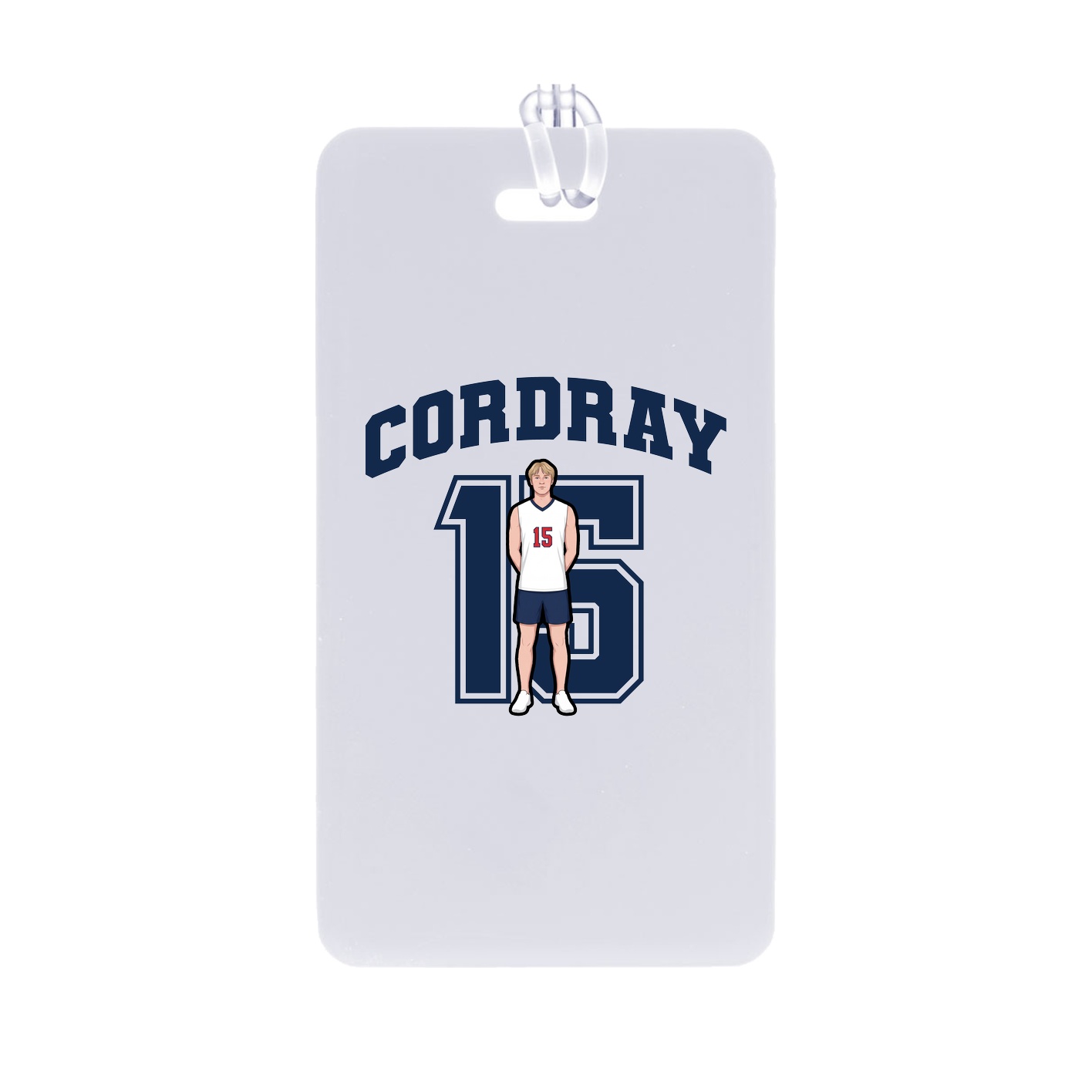 Bag Tag — Number in Classic