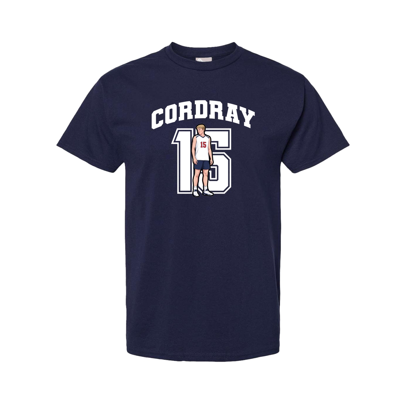 Tee — Number in Navy