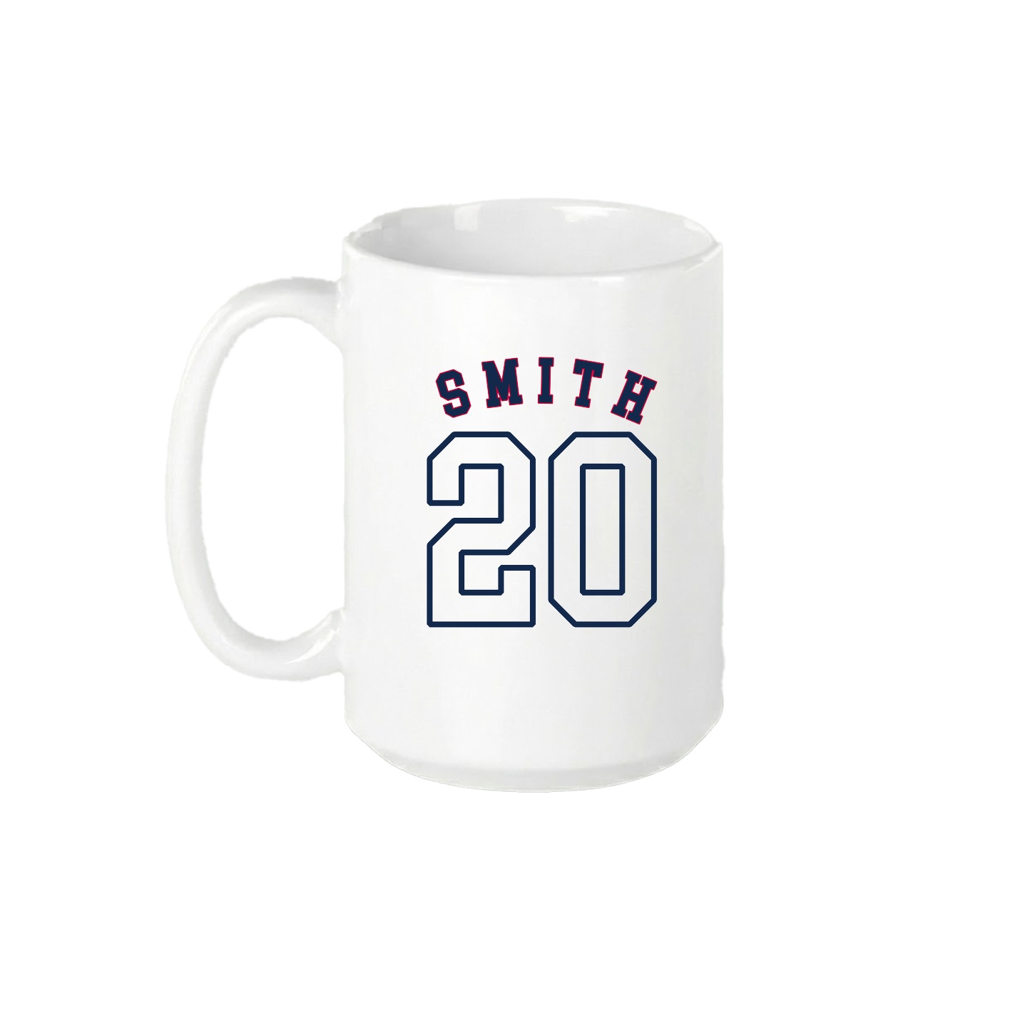 15oz Coffee Mug — Shirsey Arch in White