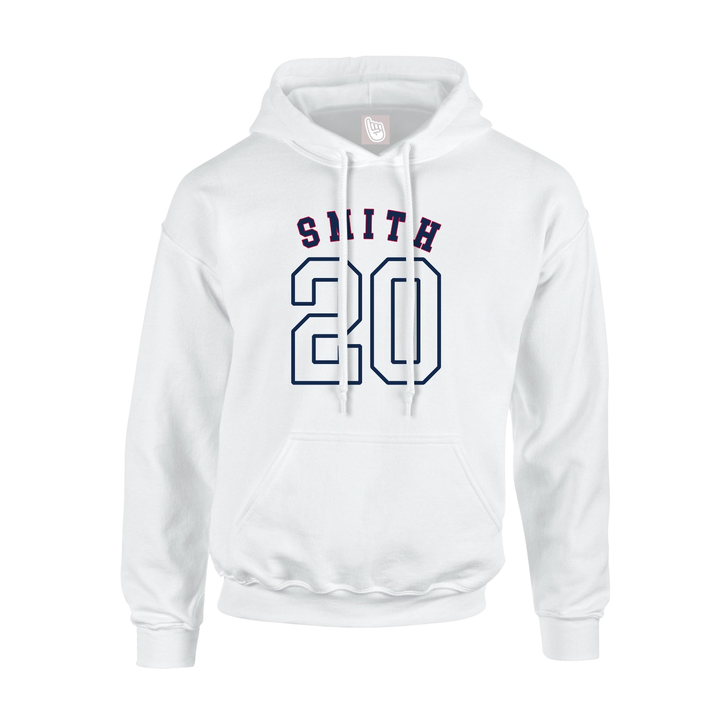 Youth Hoodie — Shirsey Arch in White